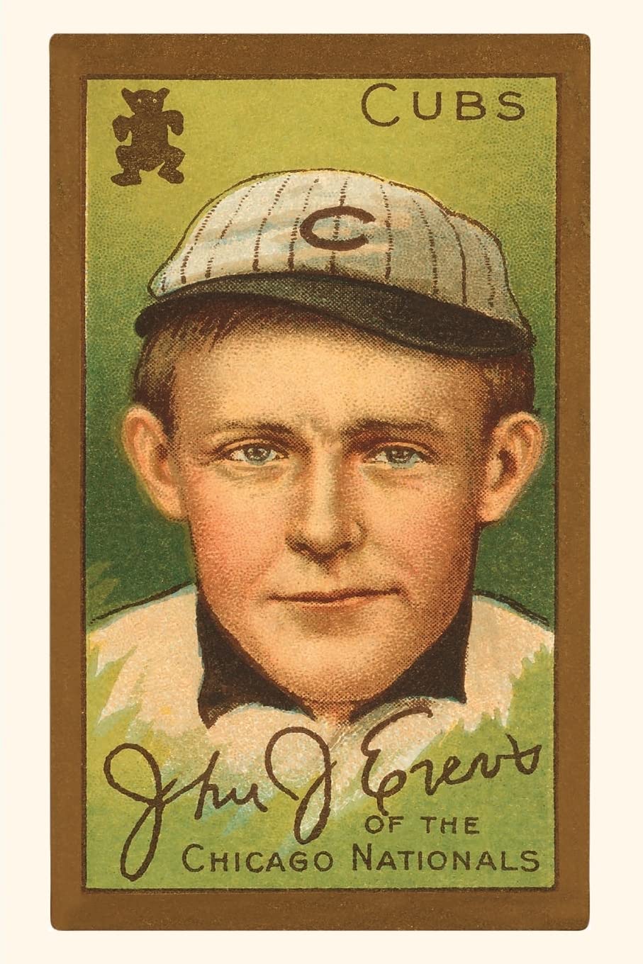 Vintage Journal Early Baseball Card, Johnny Evers baixar o livro de graça