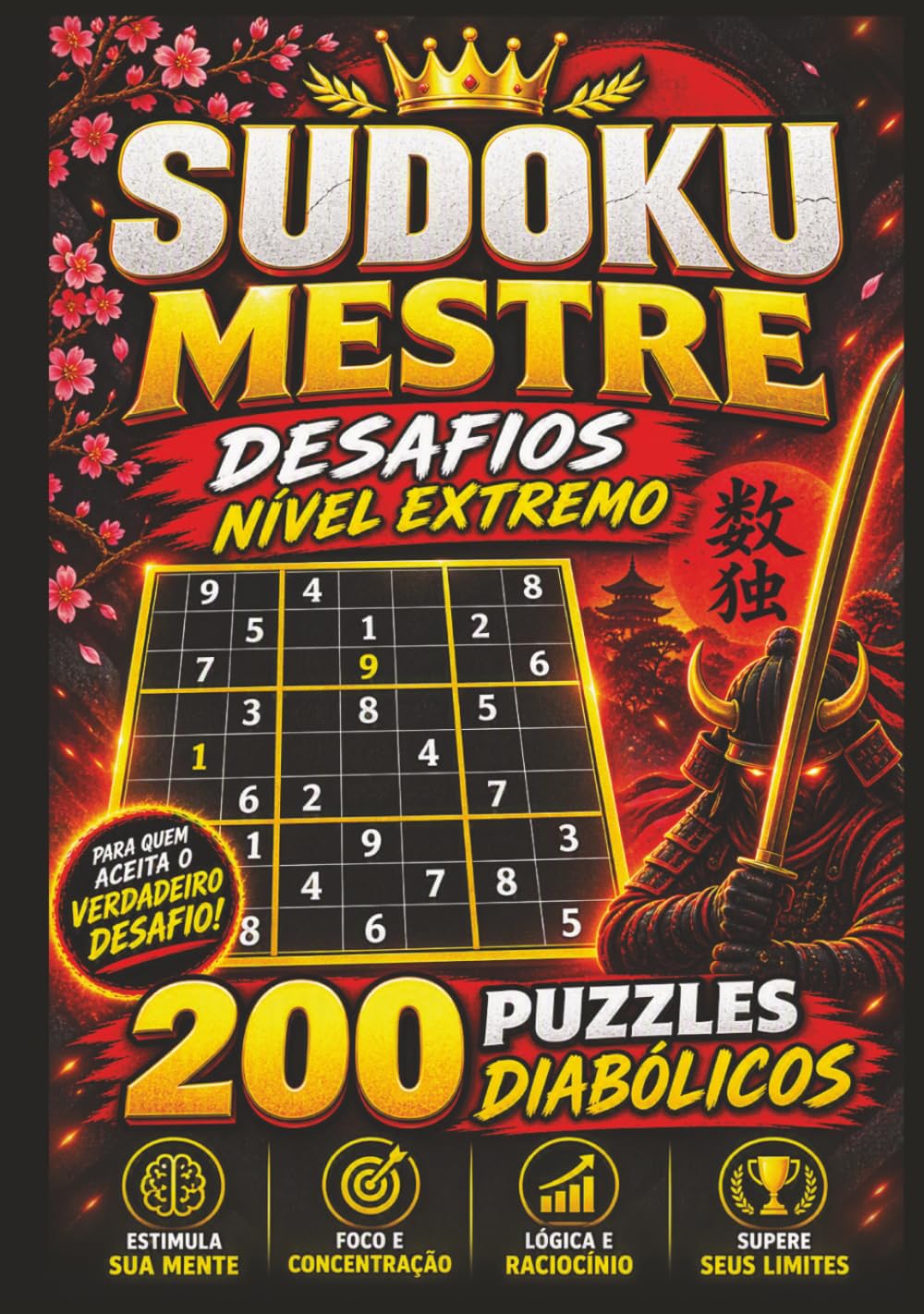 Sudoku Mestres: Desafios De Sudoku Extremo | Puzzles Avançados para Adultos, Treino Mental e Horas de Diversão (Portuguese Edition) baixar o livro de graça