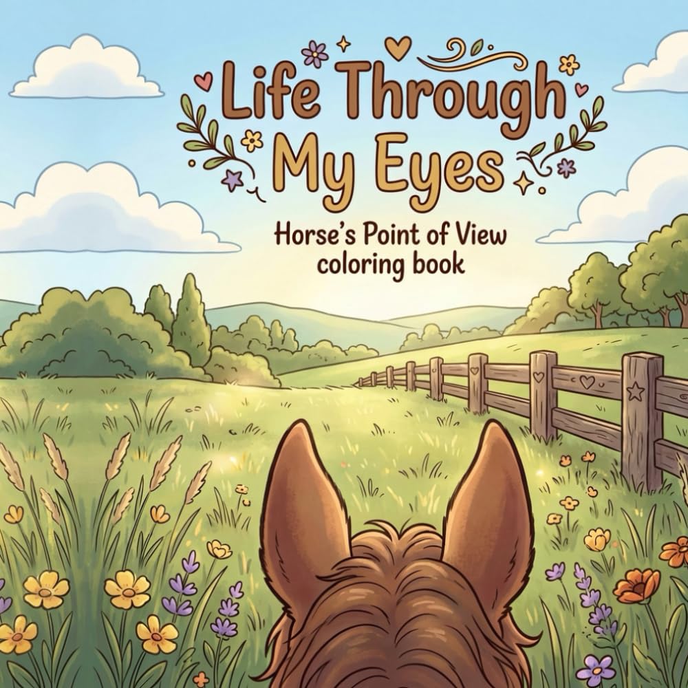 capítulo por capítulo baixar Life Through My Eyes, Horse’s Point of View coloring book: Best gift for horses riders and lovers (Creative Point of view coloring book)