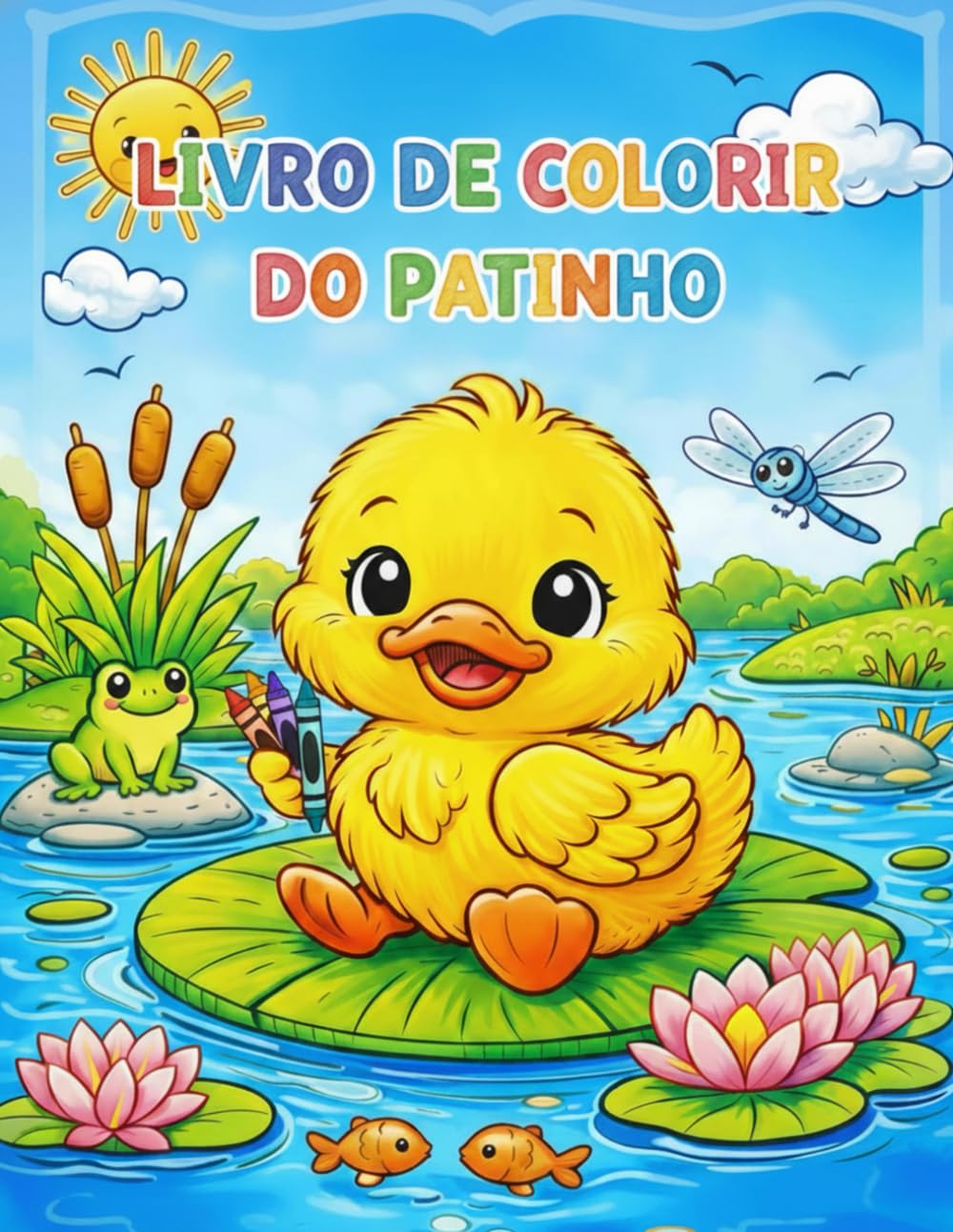 ler totalmente Livro de Colorir do Patinho: Diversão e criatividade para crianças de 2 a 5 anos (Portuguese Edition)
