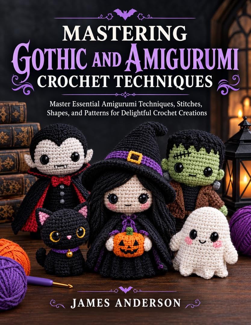 MASTERING GOTHIC AND AMIGURUMI CROCHET TECHNIQUES: Master Essential Amigurumi Techniques, Stitches, Shapes, and Patterns for Delightful Crochet Creations (English Edition) baixar o livro de graça