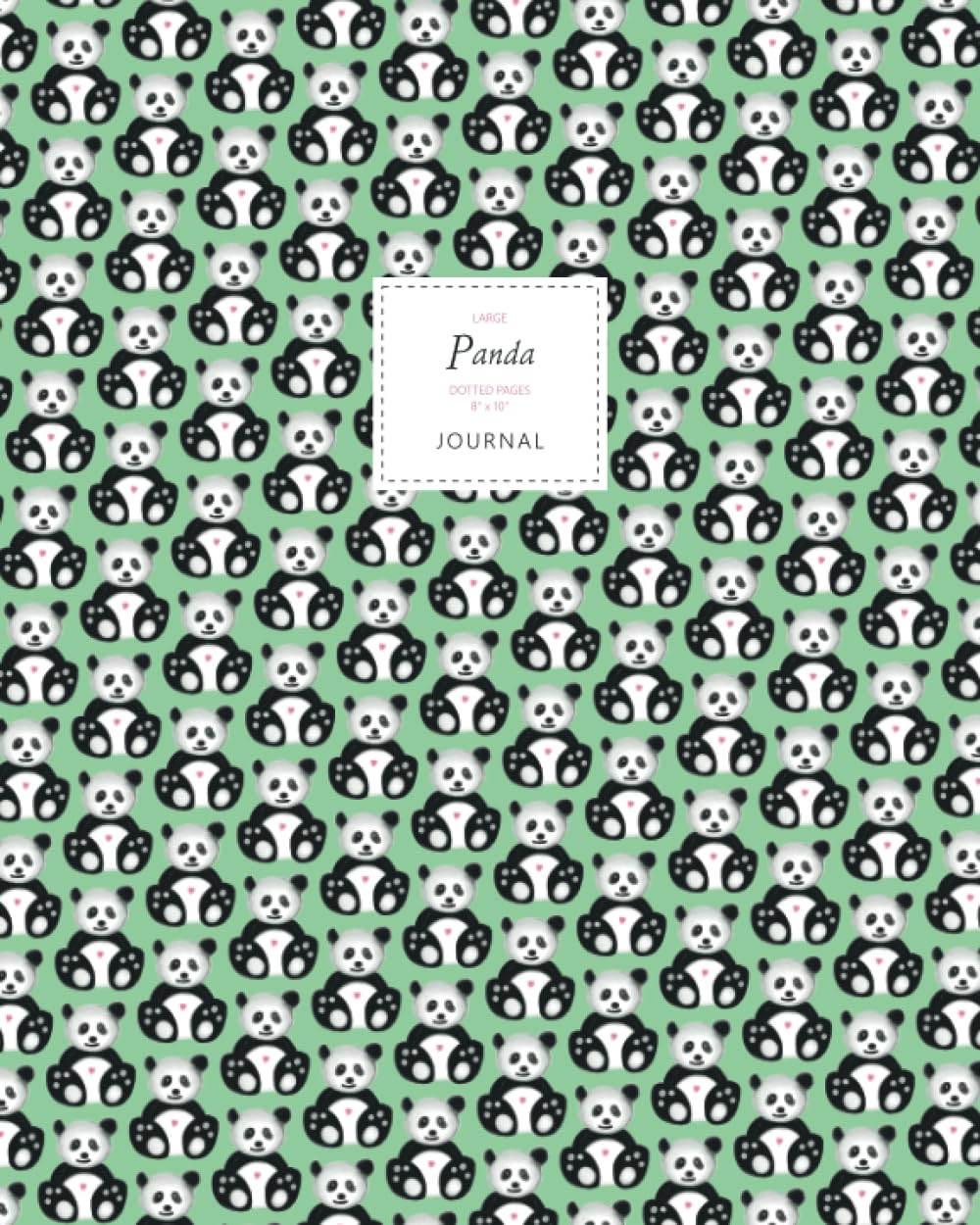Panda Journal - Dotted Pages - 8x10 - Large: (Green Edition) Journal 192 dot grid pages (8x10 inches / 20.3x25.4 cm/Large) baixar livro de graça