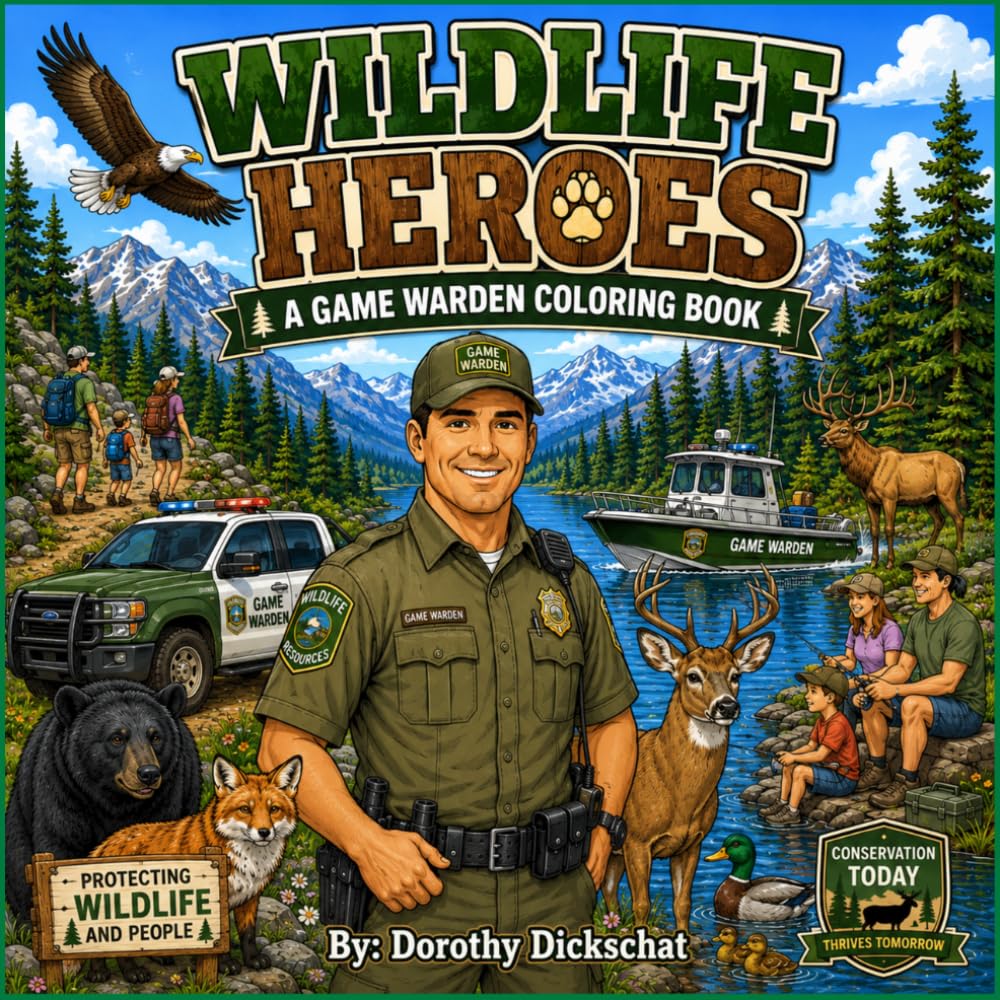 capítulo por capítulo baixar Wildlife Heroes A Game Warden Coloring Book: Explore the Outdoors While Learning About Wildlife Protection