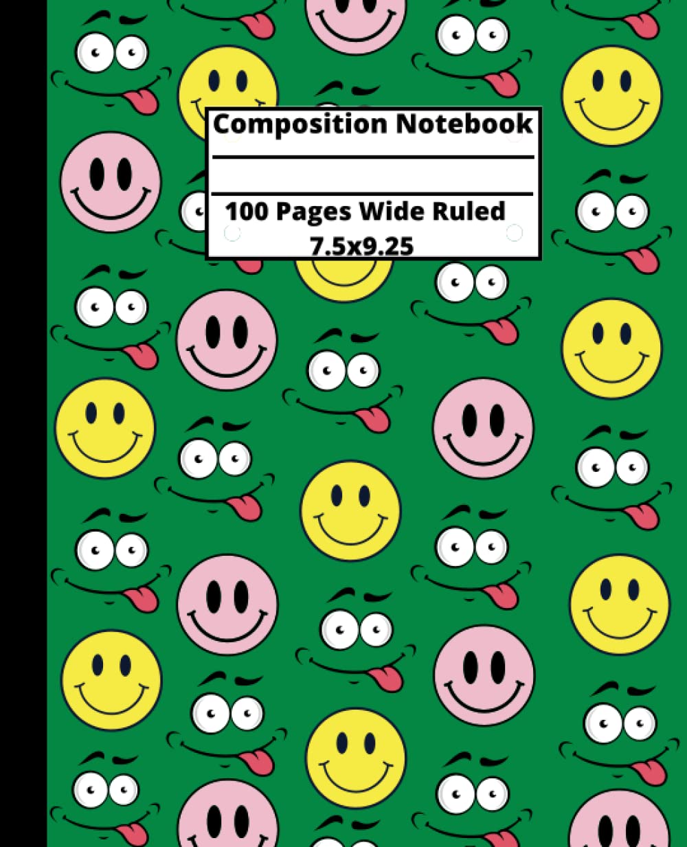 capítulo por capítulo baixar Composition Notebook Wide Ruled Smiley Faces Aesthetic: Cute Composition Notebooks For Teen Girls,Boys and Adults With Smiley Faces Aesthetic 100 Pages