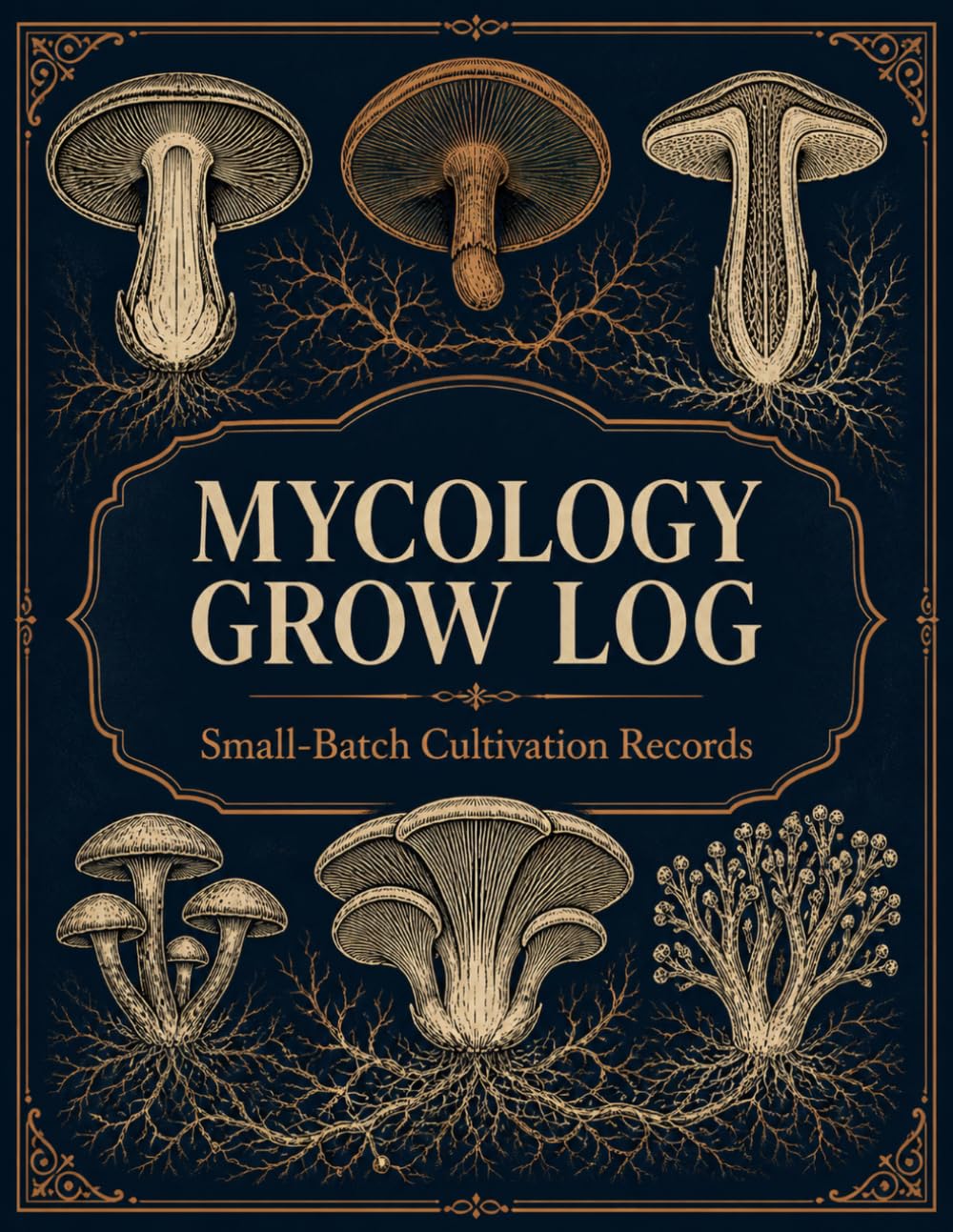 Mycology Grow Log: A Small-Batch Cultivation Workbook for Comparing Substrates, Colonization, Fruiting Conditions, Environmental Readings and Results baixar livro de graça