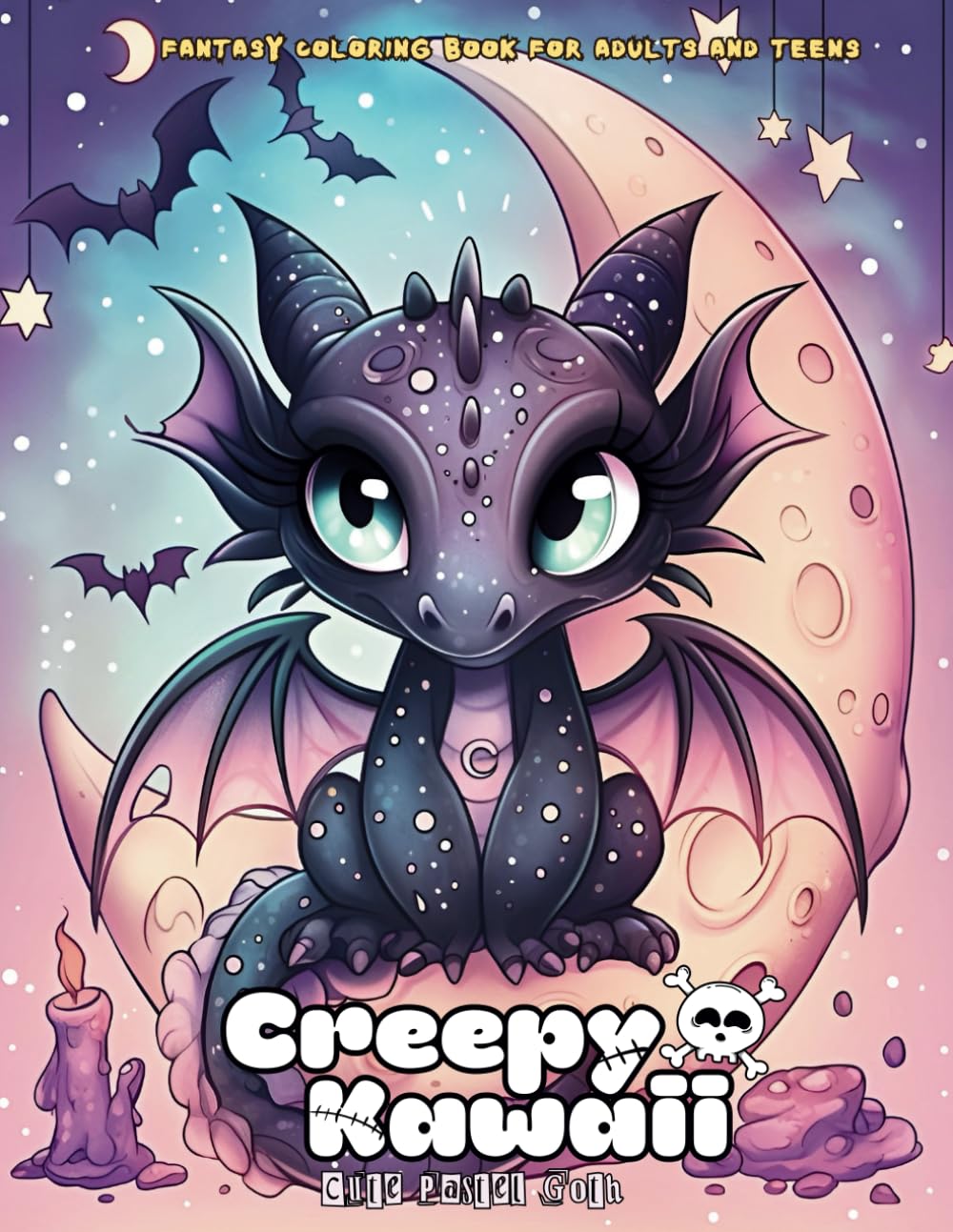 ler totalmente Creepy Kawaii Cute Pastel Goth Coloring Book: A Fantasy Horror Coloring Book for Adults, Teens and Kids with 50 Spooky Adorable Monsters and Creatures for hours of Relaxation and Stress Relief