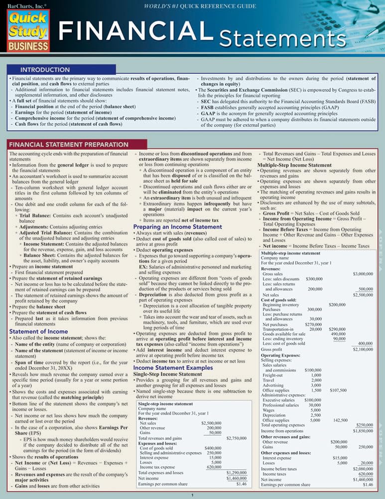 capítulo por capítulo baixar Financial Statements