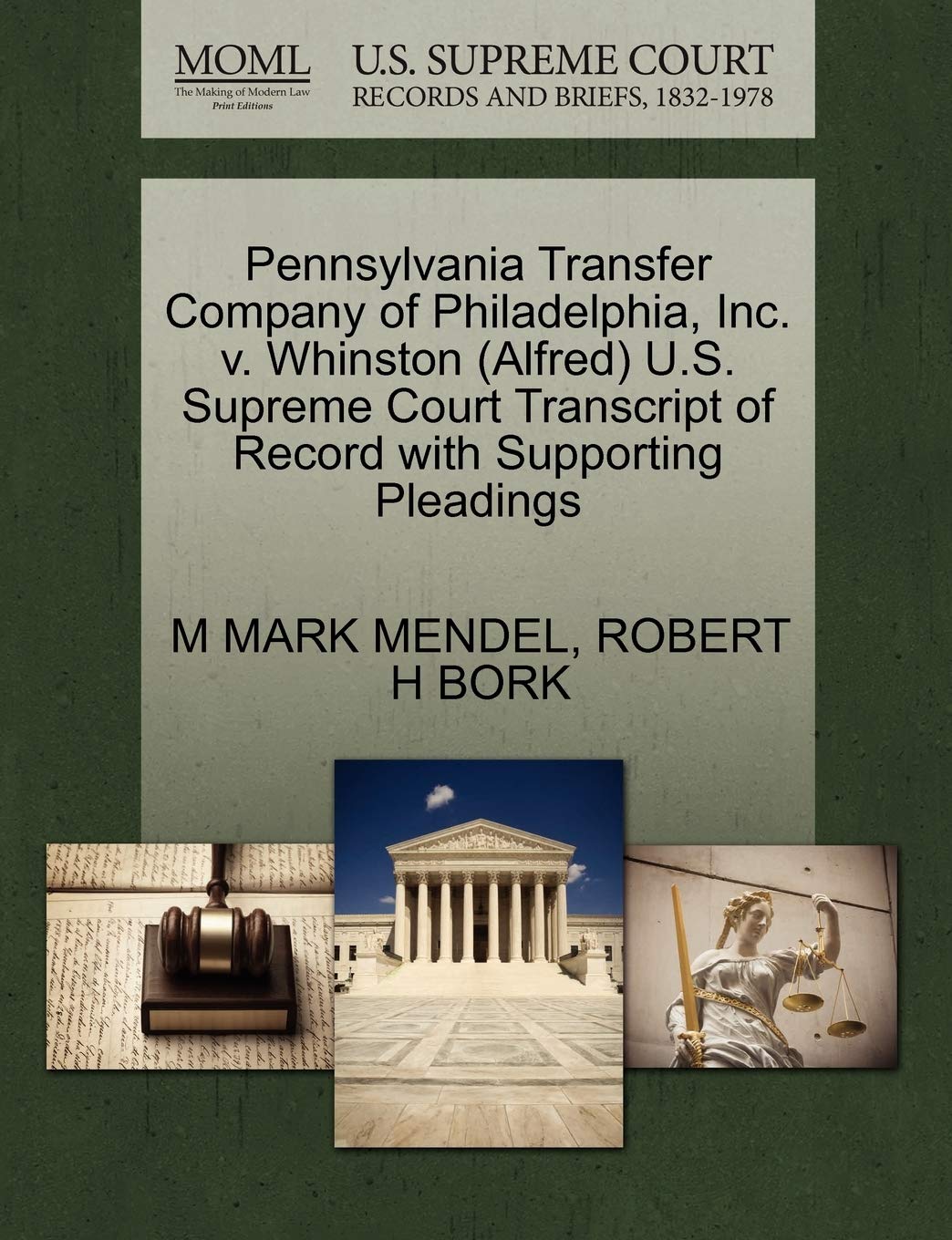 Pennsylvania Transfer Company of Philadelphia, Inc. v. Whinston (Alfred) U.S. Supreme Court Transcript of Record with Supporting Pleadings baixar o livro de graça