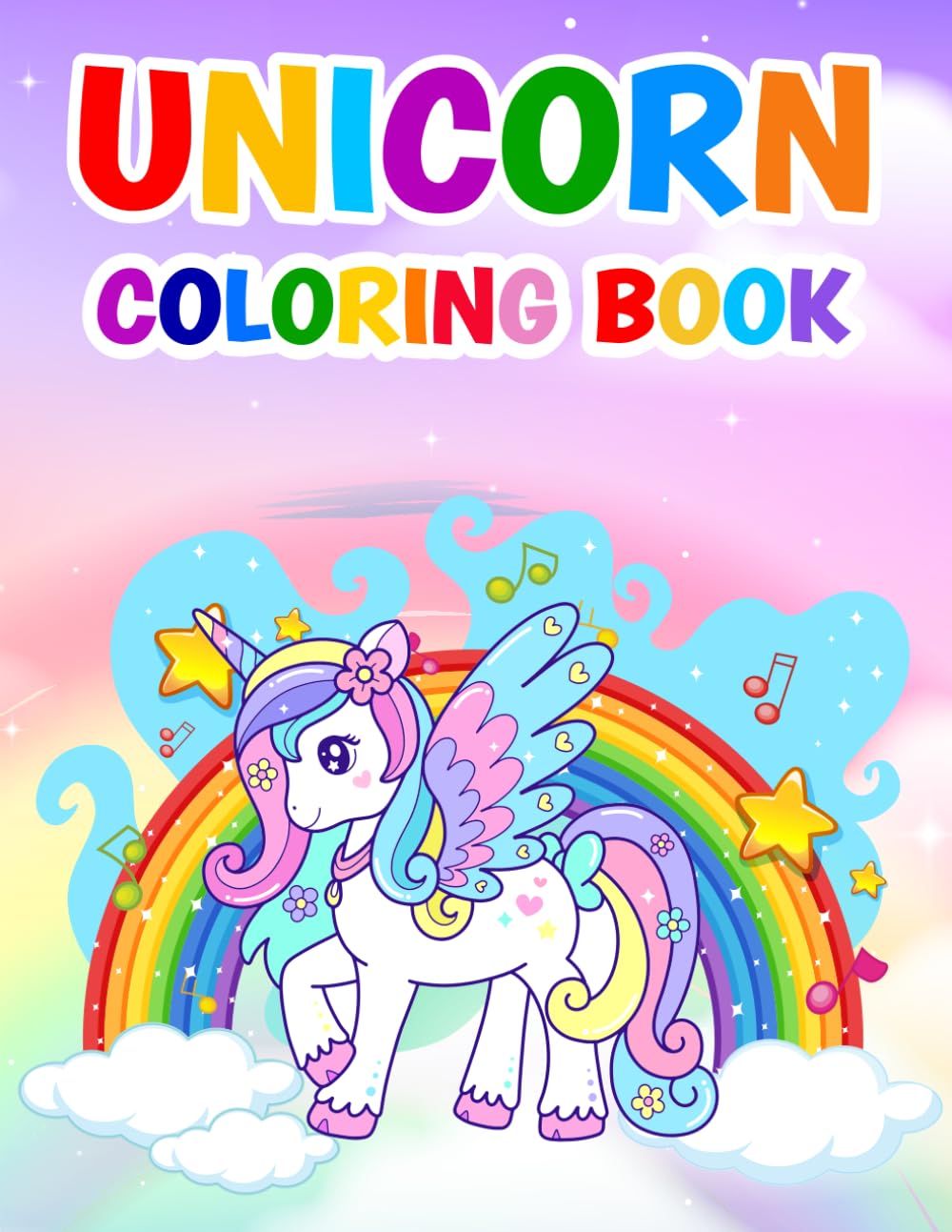 Unicorn Coloring Book for Kids Ages 4-8: Bold Coloring Pages, 50 Adorable Illustrations for Children (Coloring Books) baixar livro de graça