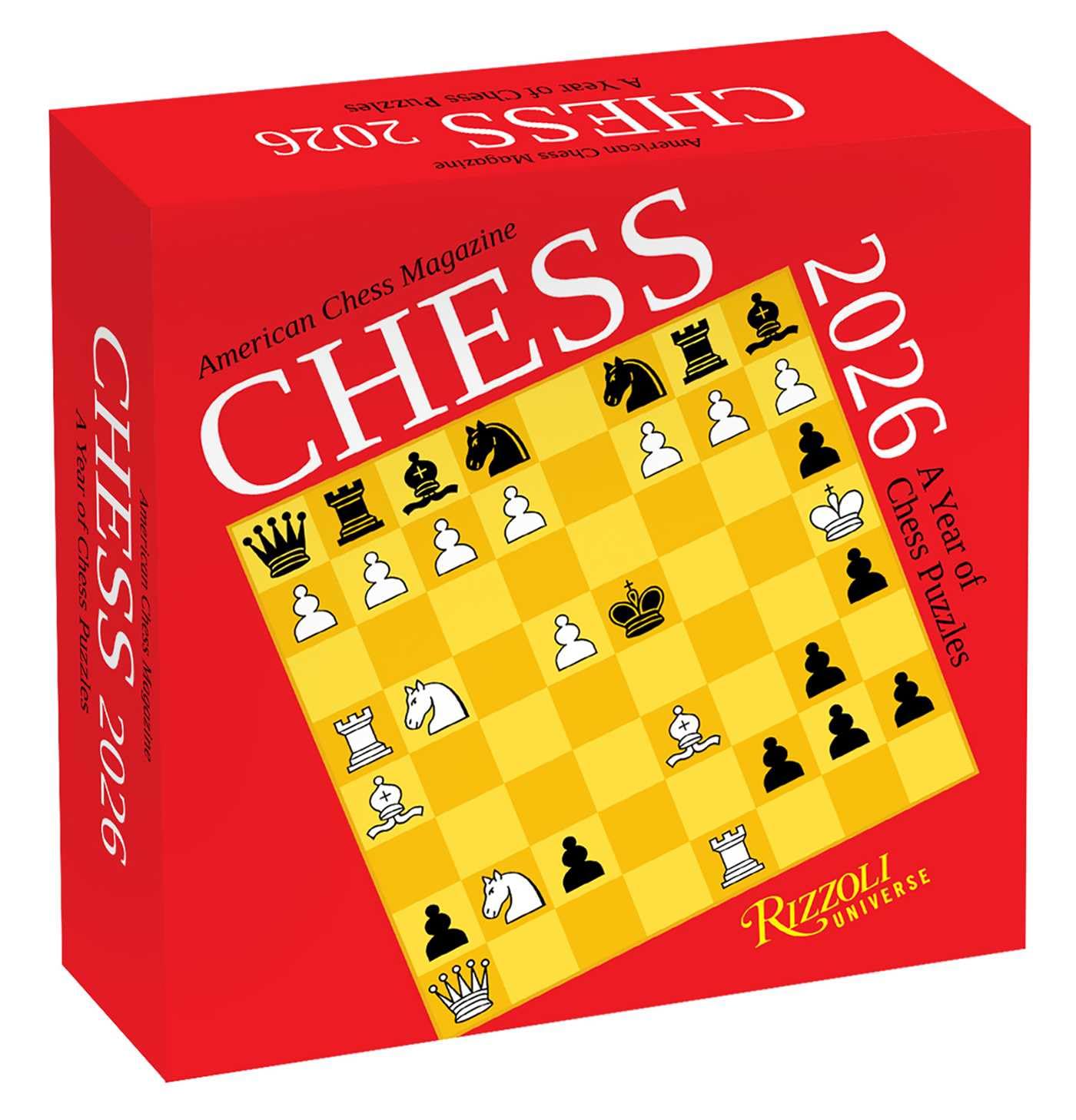Chess 2026 Day-To-Day Calendar: A Year of Chess Puzzles
