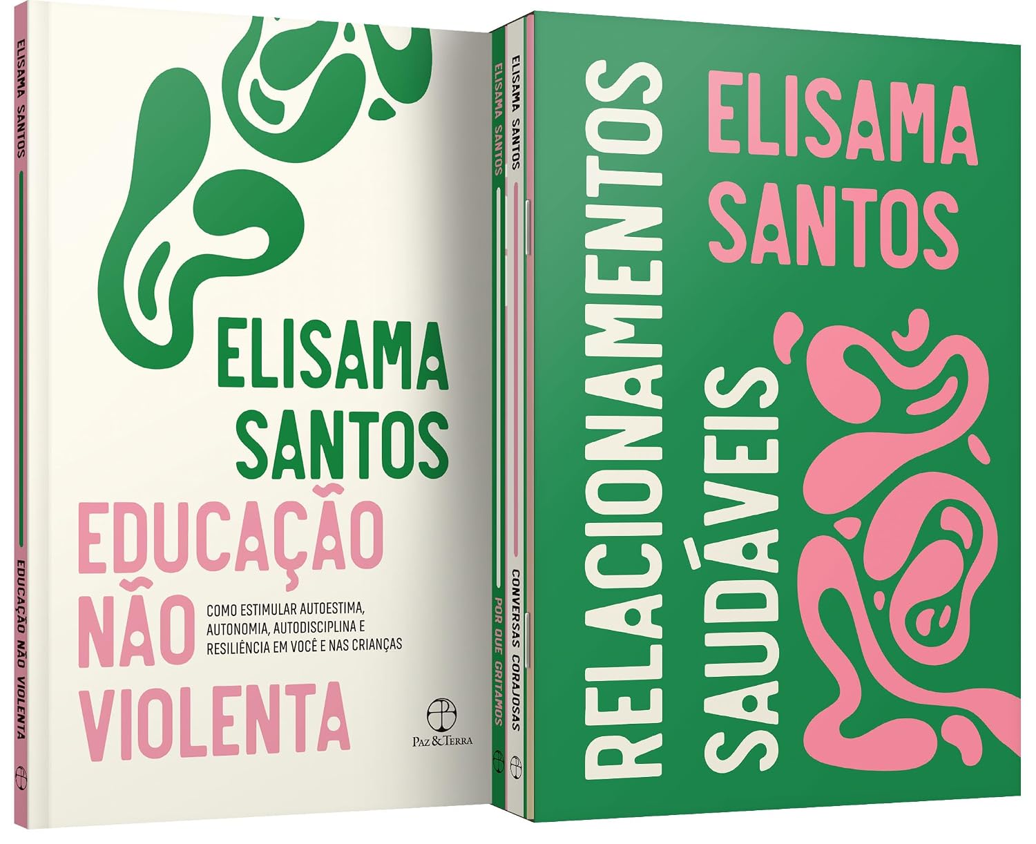 Box Relacionamentos saudáveis: Educação não violenta, Por que gritamos, Conversas corajosas e livreto exclusivo