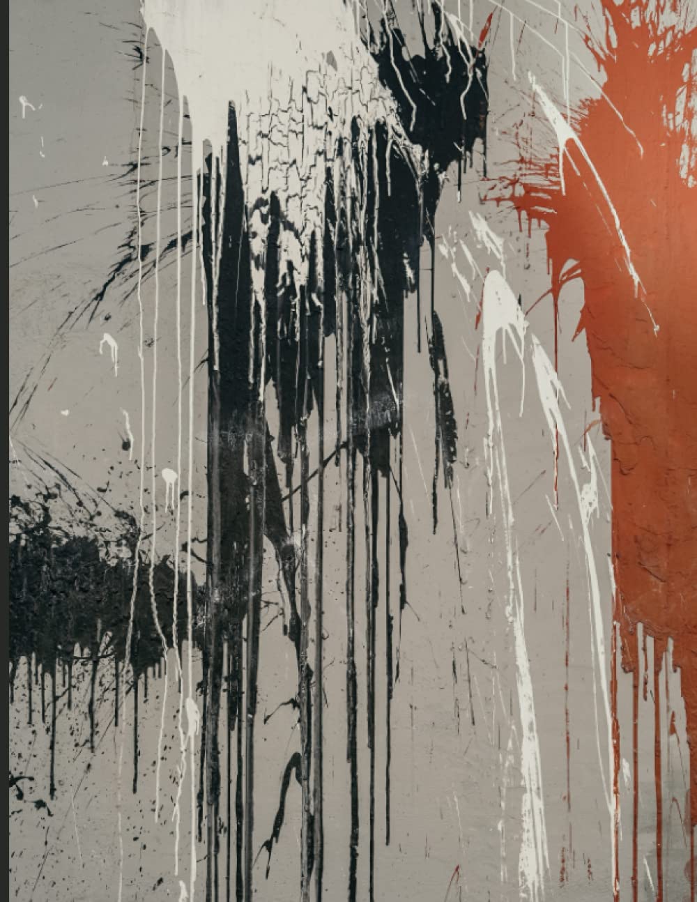 ler totalmente Notebook: modern splatter art design large size journal/planner