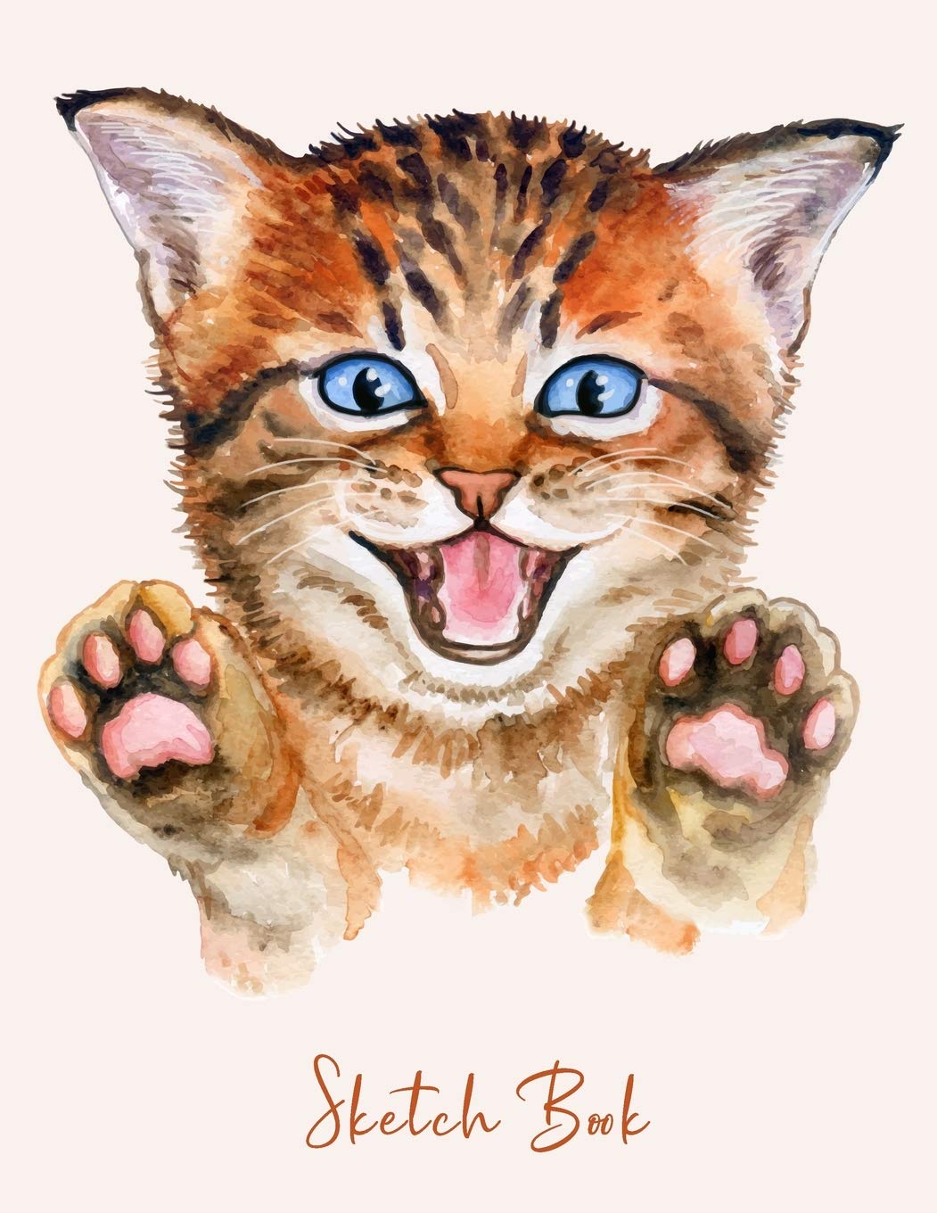 ler totalmente Sketch Book: Cute & Beautiful Kitten Watercolor Sketchbook for Drawing, Crayon Coloring, Writing & Painting, Learning to Draw, Brainstorming and... Art for Boys, Girls, Kids, Teens, Students