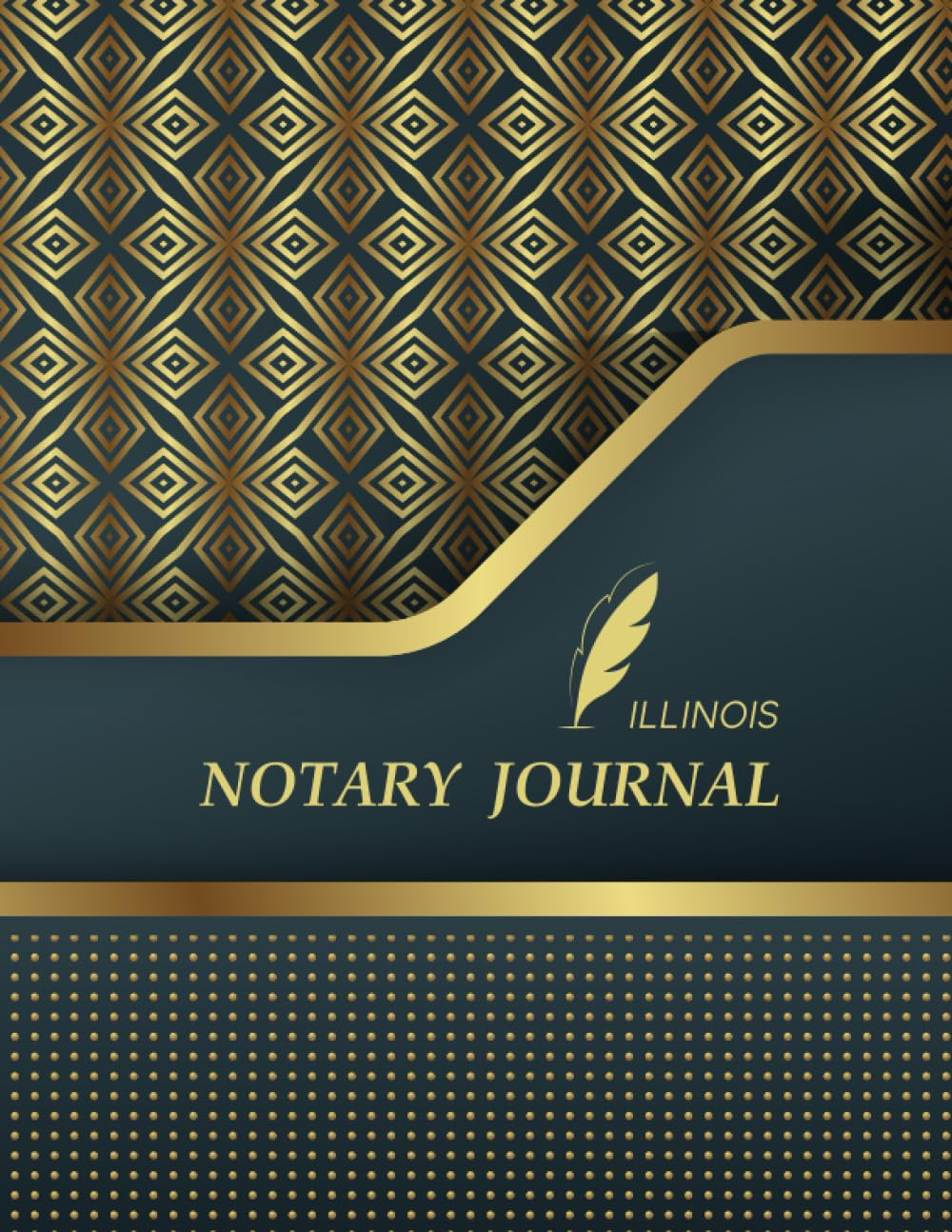 Illinois Notary Journal: Elegant and Classy Notary Public Log Book for Recording Notarial Acts - Large Size 8.25x11 Inches baixar livro de graça