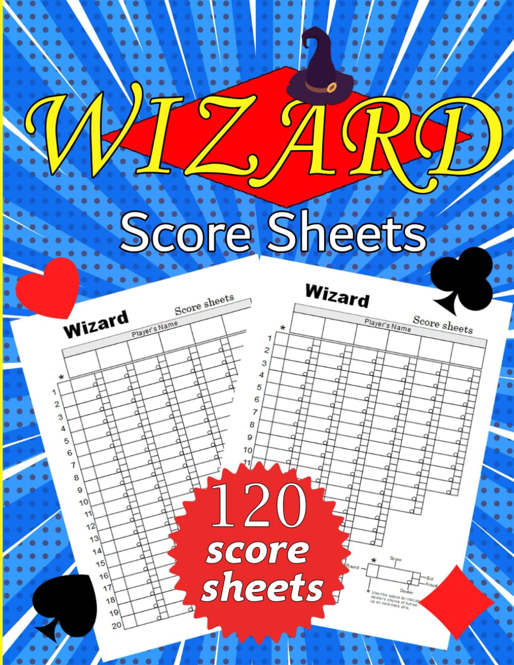 capítulo por capítulo baixar Wizard Score Sheets: 120 Score Sheets For Scorekeeping, Wizard Score Pads,Wizard Score Cards Large Print.