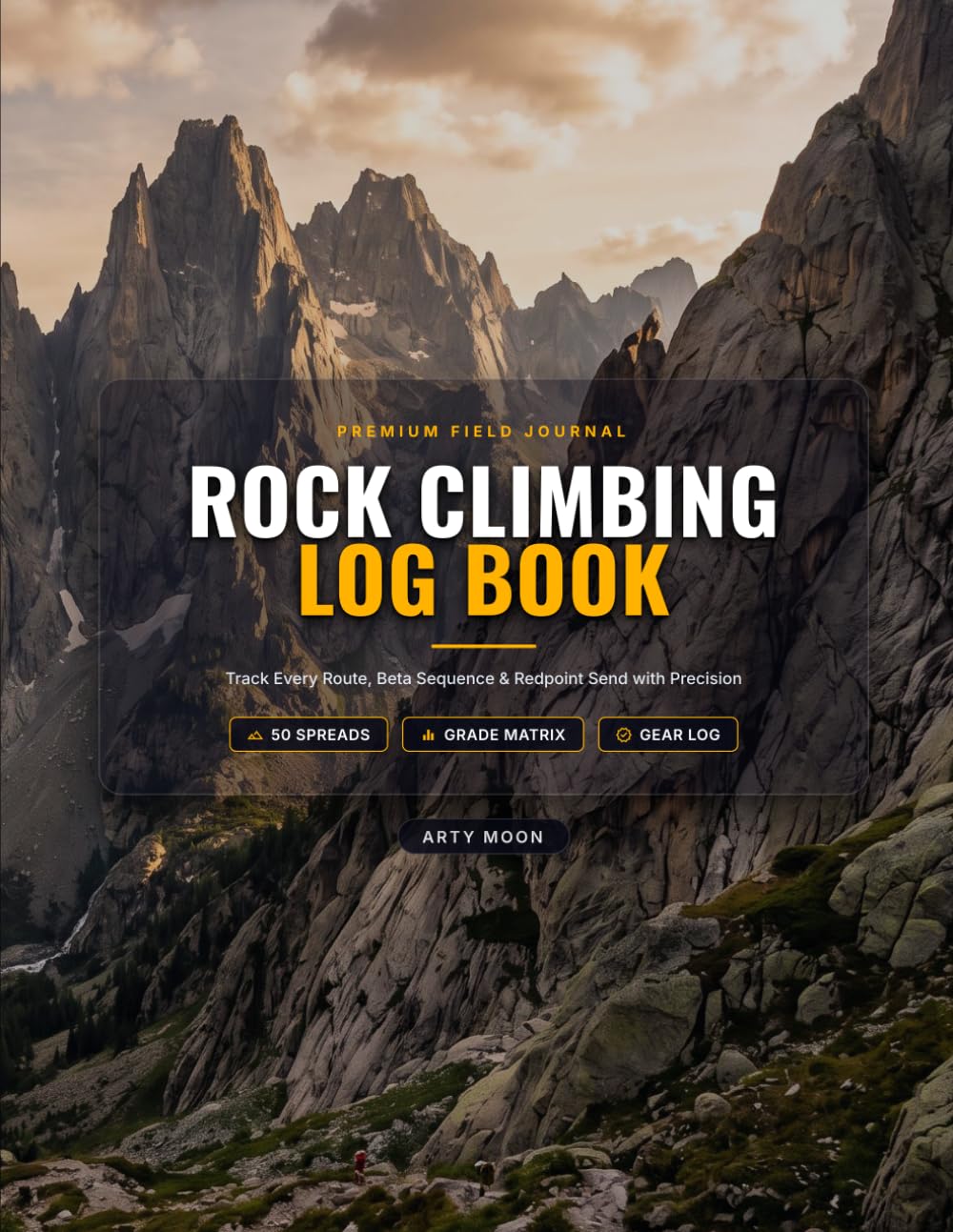 ler totalmente Rock Climbing Log Book: Track Every Route, Beta Sequence & Redpoint Send | Field Journal for Indoor Gym Boulderers & Outdoor Crag Climbers