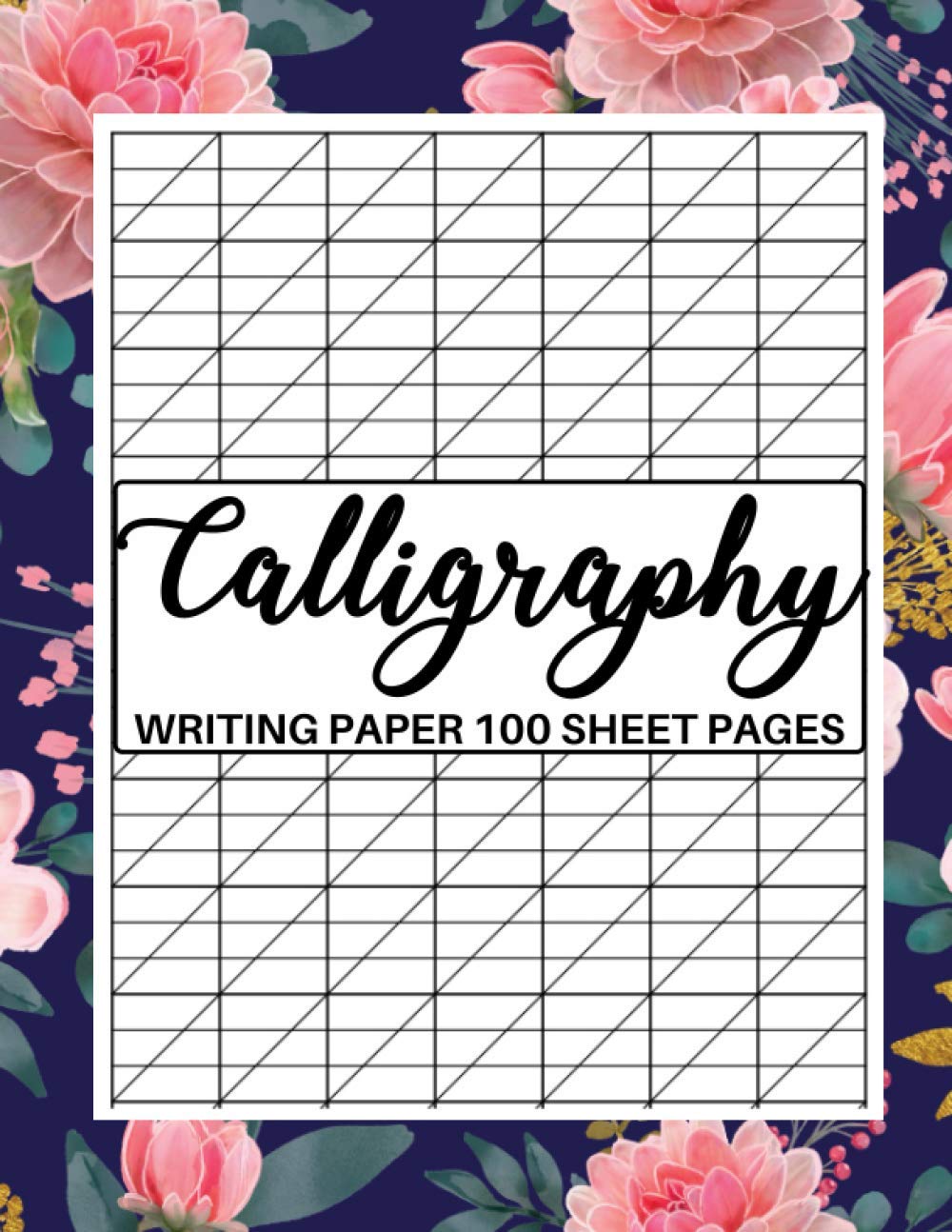 Calligraphy Writing Paper: 100 Sheet Pages Workbook for Beginners baixar o livro de graça
