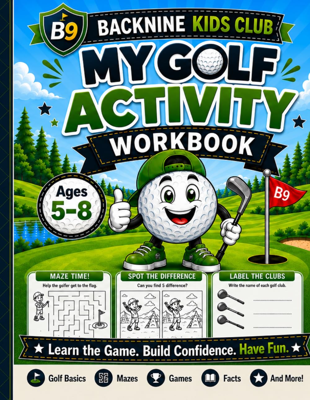 BackNine Kids Club: My Golf Activity Workbook baixar o livro de graça