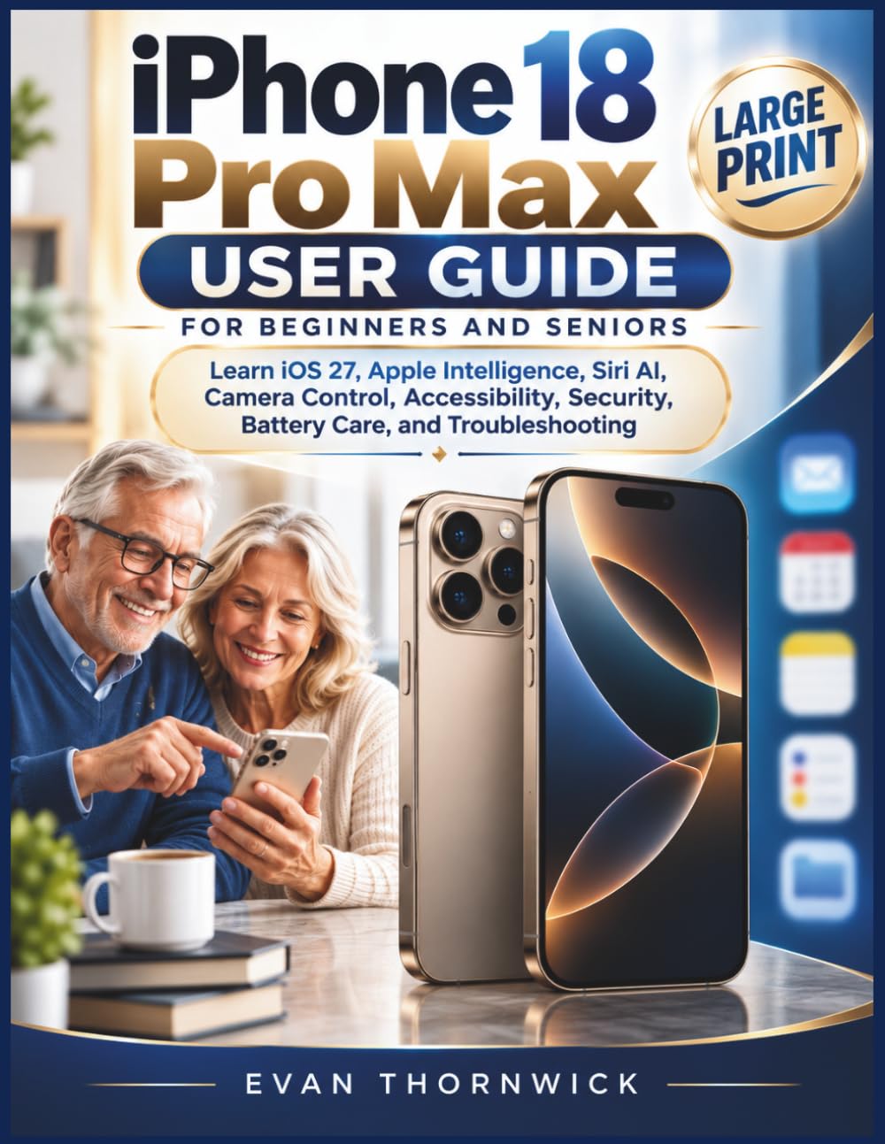 iPhone 18 Pro Max User Guide For Beginners and Seniors: Learn iOS 27, Apple Intelligence, Siri AI, Camera Control, Accessibility, Security, Battery Care, and Troubleshooting baixar o livro de graça
