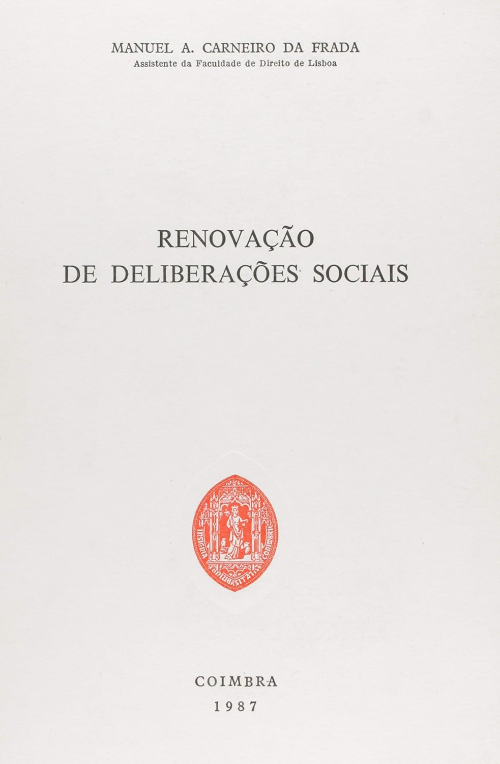 ler totalmente Renovação de Deliberações Sociais