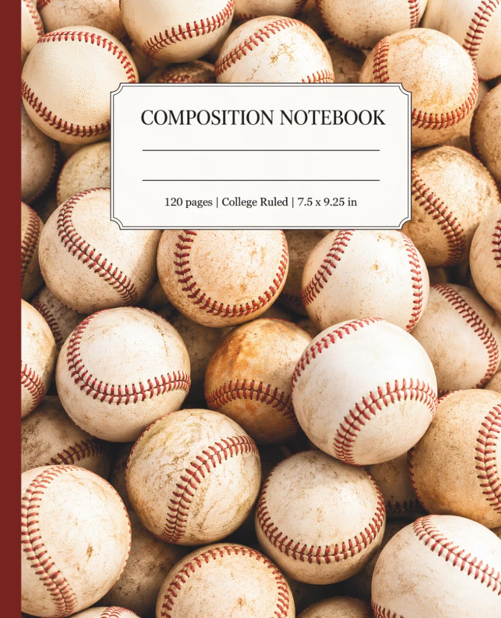 Baseball Composition Notebook College Ruled: Classic Journal for School, Practice, Notes, and Everyday Writing baixar o livro de graça