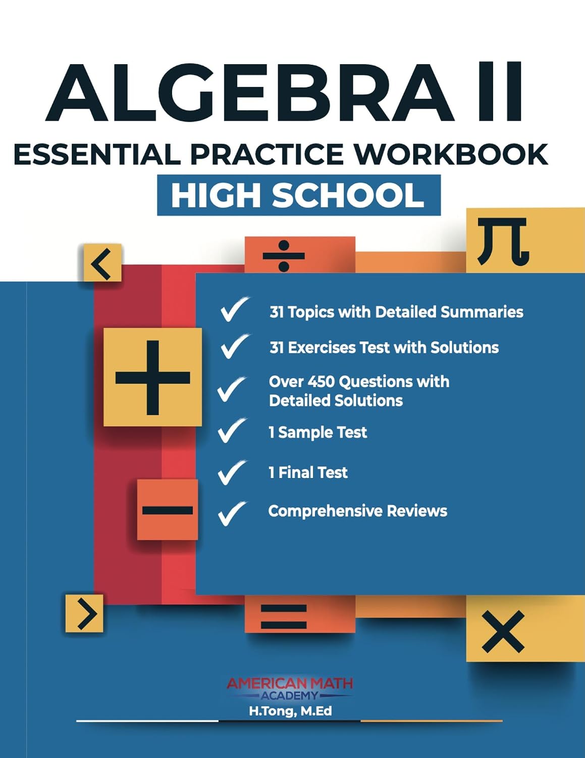 ler totalmente ALGEBRA II ESSENTIAL PRACTICE WORKBOOK: HIGH SCHOOL (English Edition)