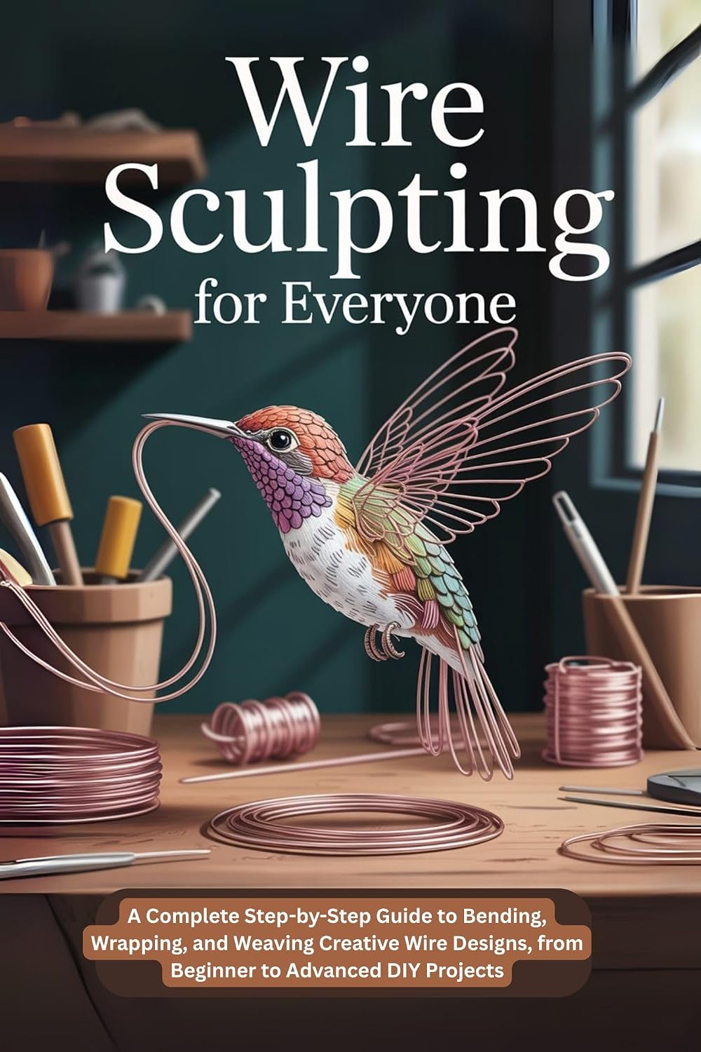ler totalmente Wire Sculpting for Everyone: A Complete Step-by-Step Guide to Bending, Wrapping, and Weaving Creative Wire Designs, from Beginner to Advanced DIY Projects (English Edition)