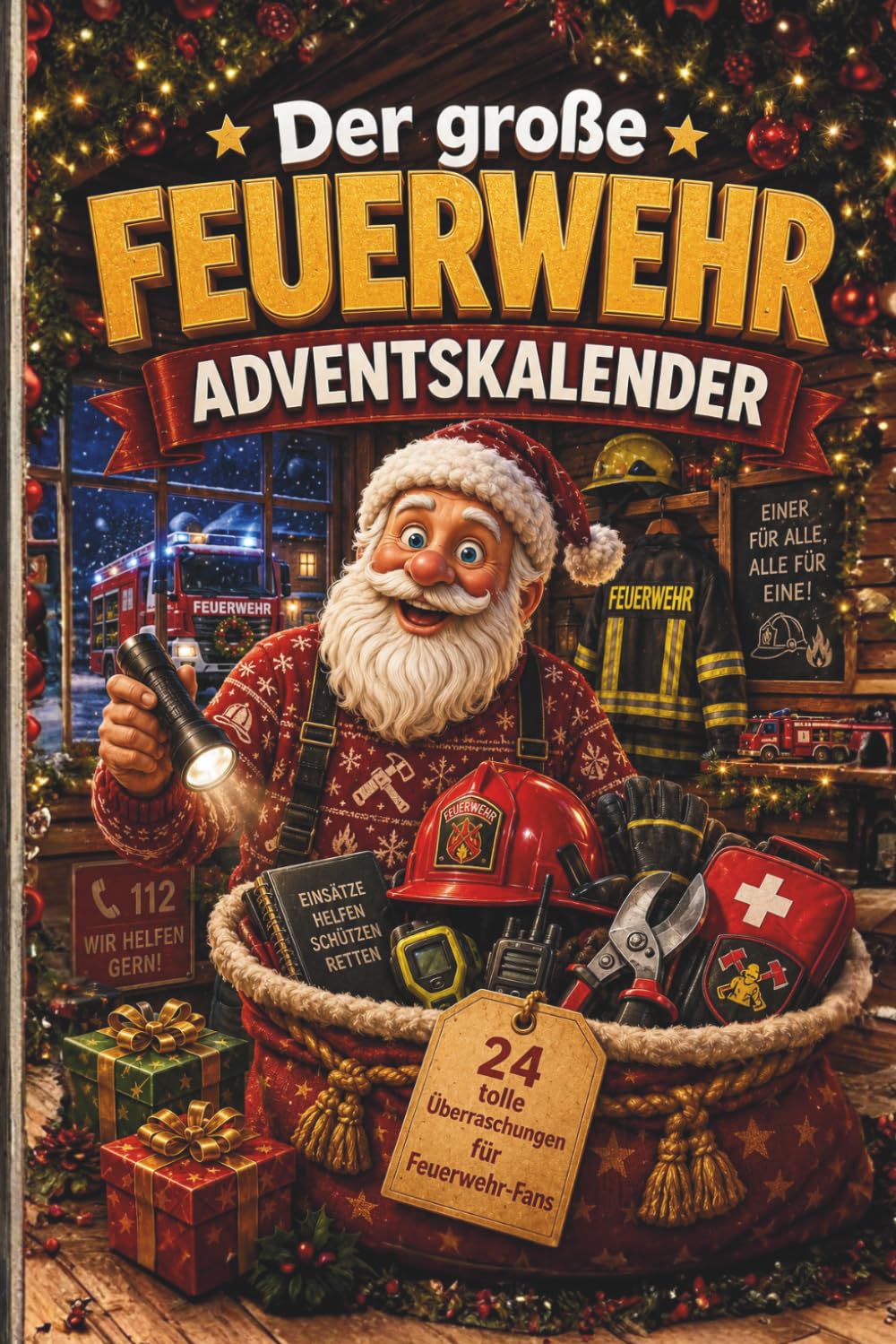 Der große Feuerwehr-Adventskalender: Buch-Adventskalender zum Lesen und Knobeln als Geschenk für Feuerwehrleute baixar o livro de graça