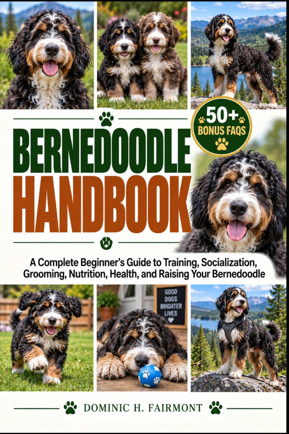 ler totalmente Bernedoodle Handbook: A Complete Beginner's Guide to Training, Socialization, Grooming, Nutrition, Health, and Raising Your Bernedoodle