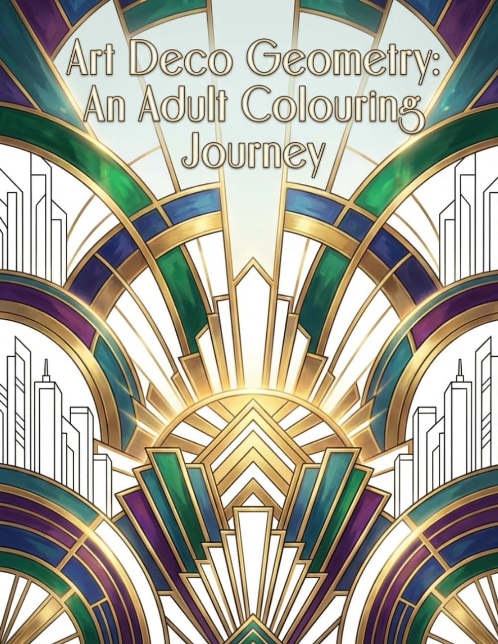 Art Deco Geometry: An Adult Colouring Journey