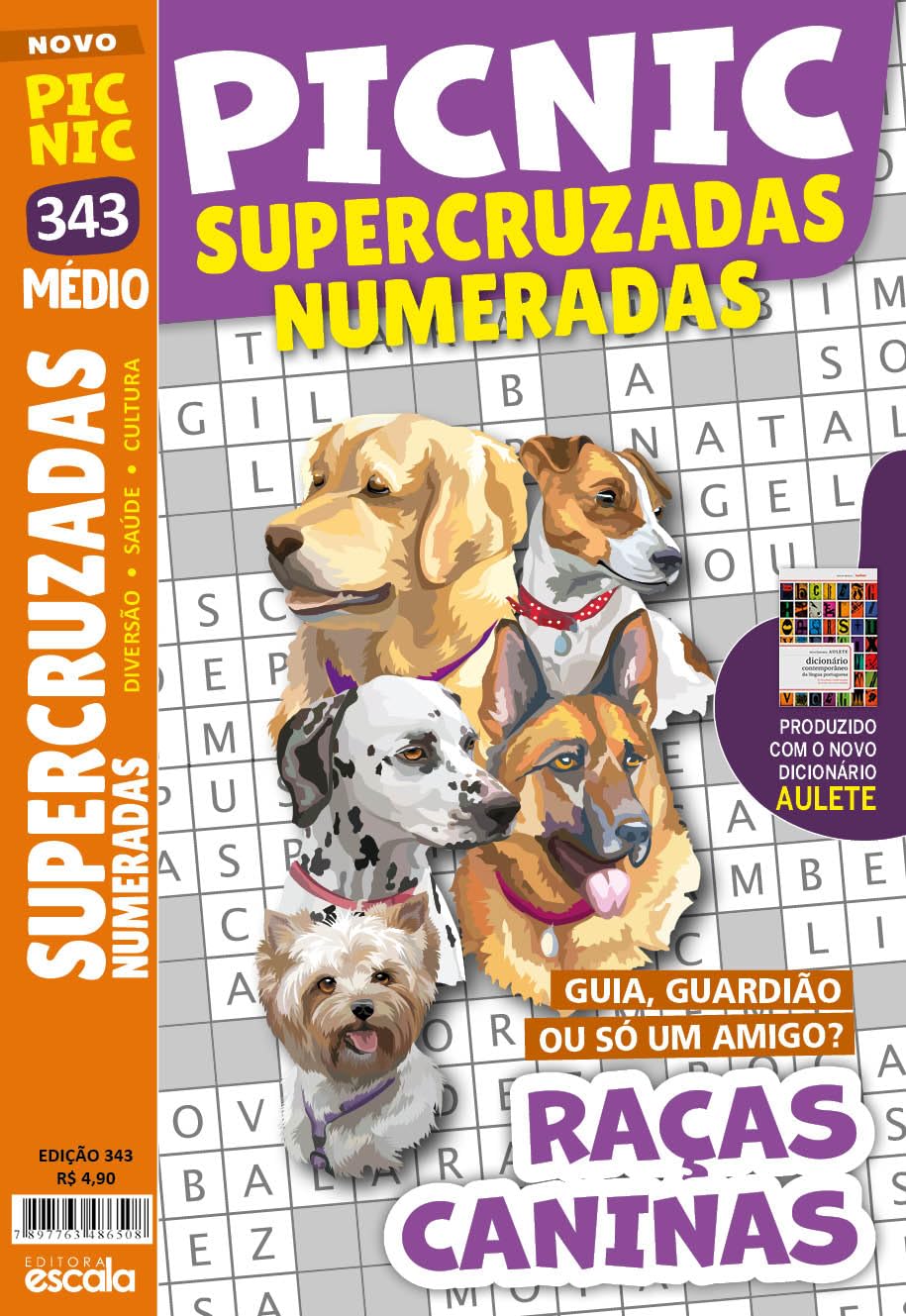 Picnic Supercruzadas Numeradas - Médio: 343- Raças Caninas baixar o livro de graça