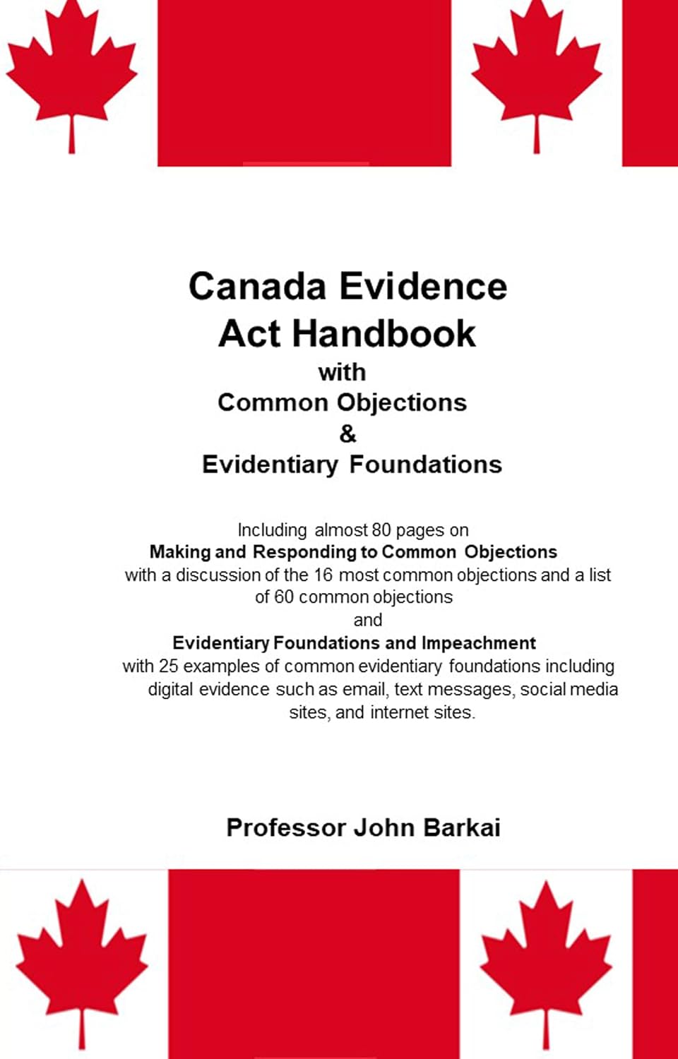 Canada Evidence Act Handbook with Common Objections & Evidentiary Foundations (English Edition) baixar o livro de graça