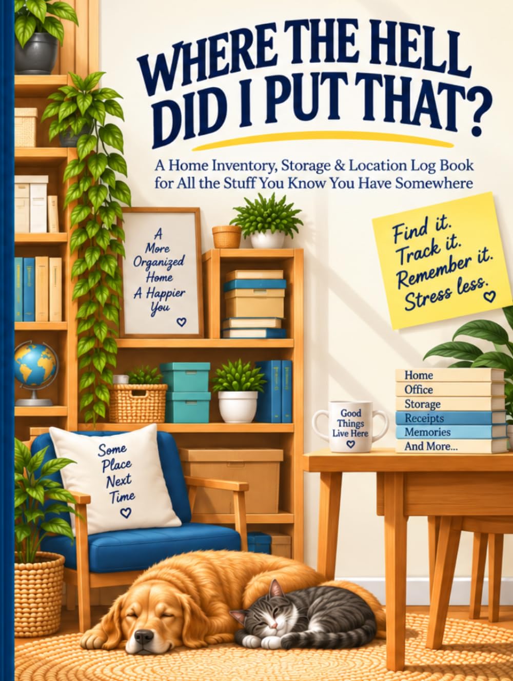Where The Hell Did I Put That?: A Home Inventory, Storage & Location Log Book for All the Stuff You Know You Have Somewhere baixar o livro de graça