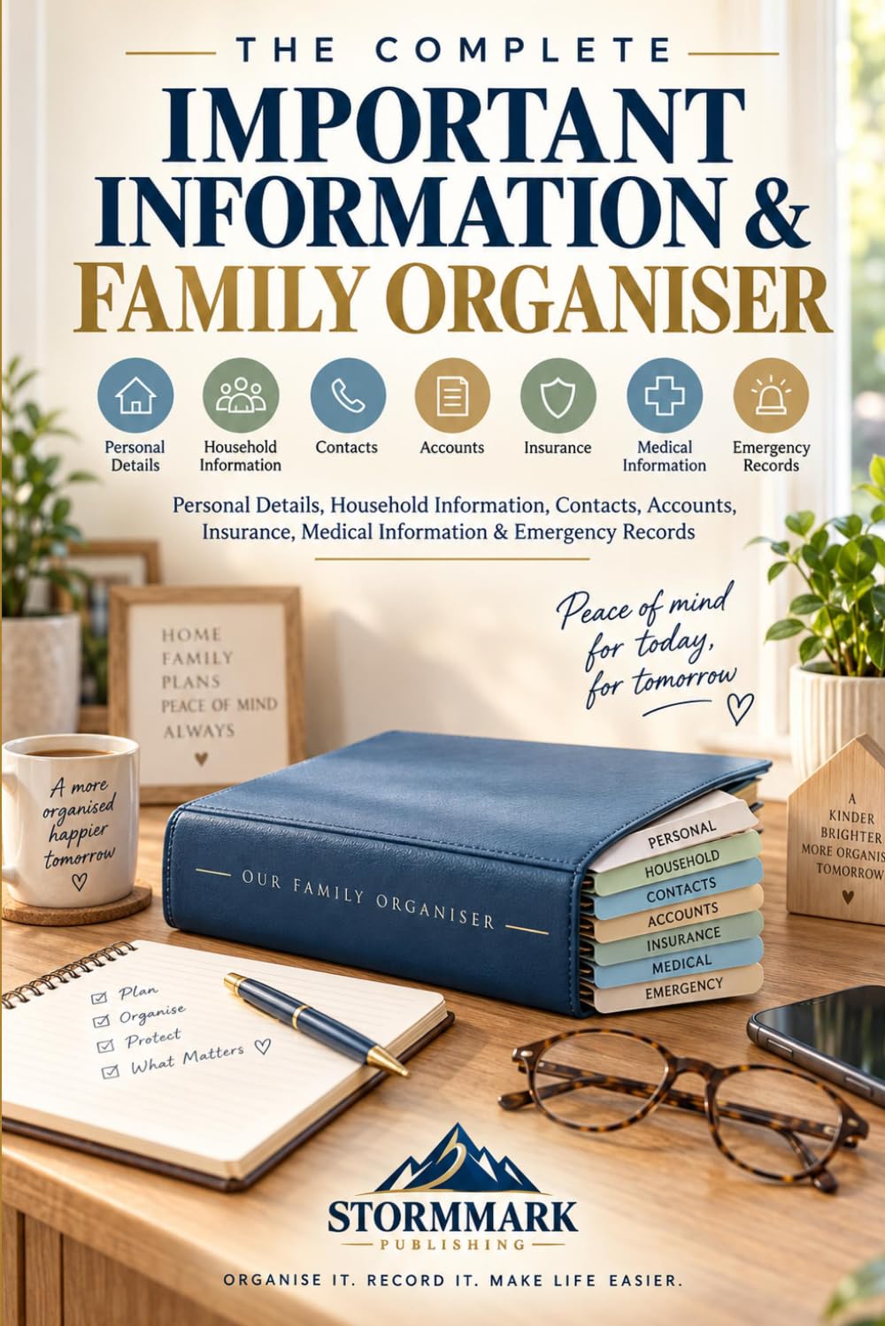 capítulo por capítulo baixar The Complete Important Information & Family Organiser: Personal Details, Household Information, Contacts, Accounts, Insurance, Medical Information & Emergency Records