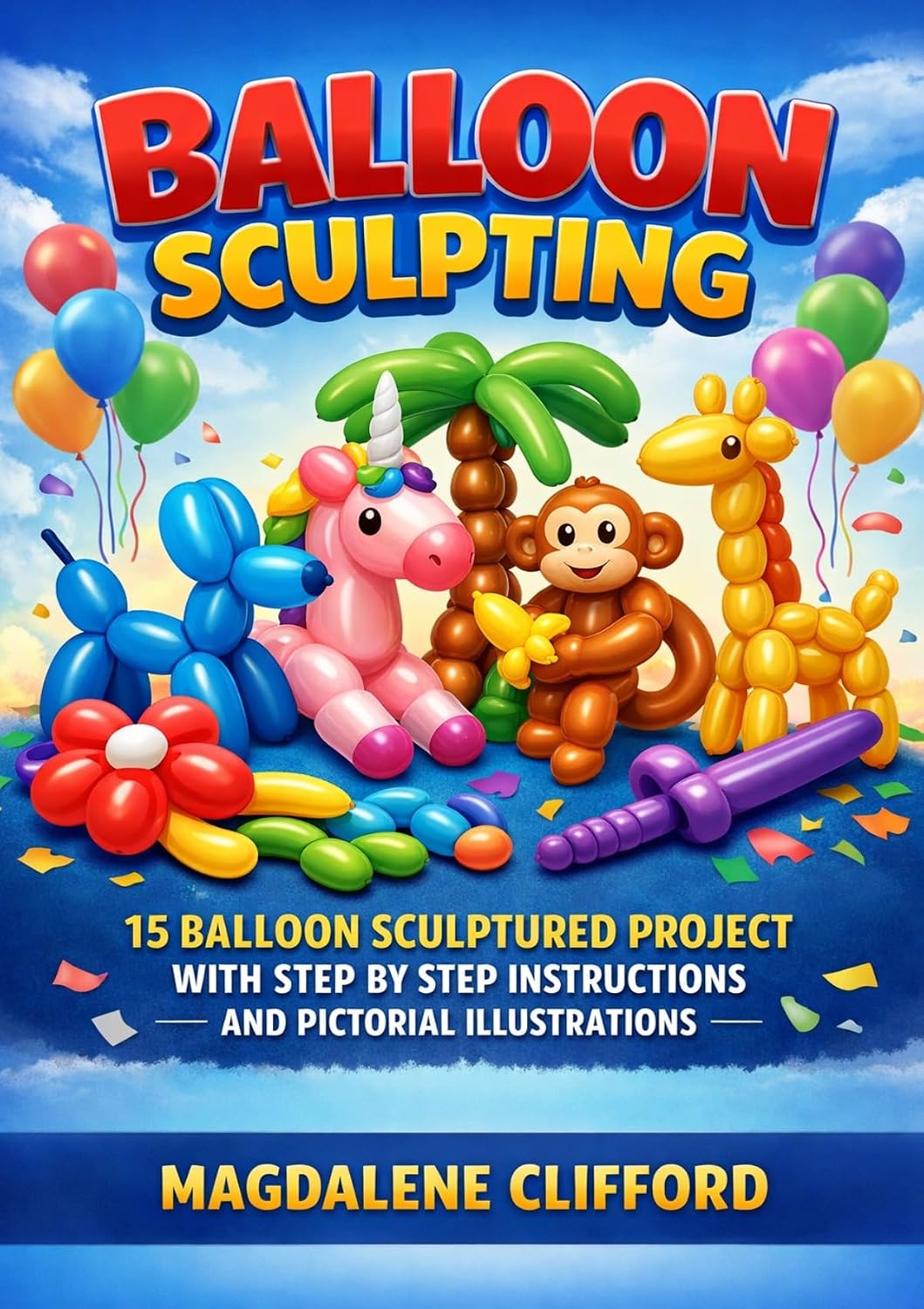 ler totalmente BALLOON SCULPTING: 15 BALLOON SCULPTURED PROJECT WITH STEP BY STEP INSTRUCTIONS AND PICTORIAL ILLUSTRATIONS (English Edition)