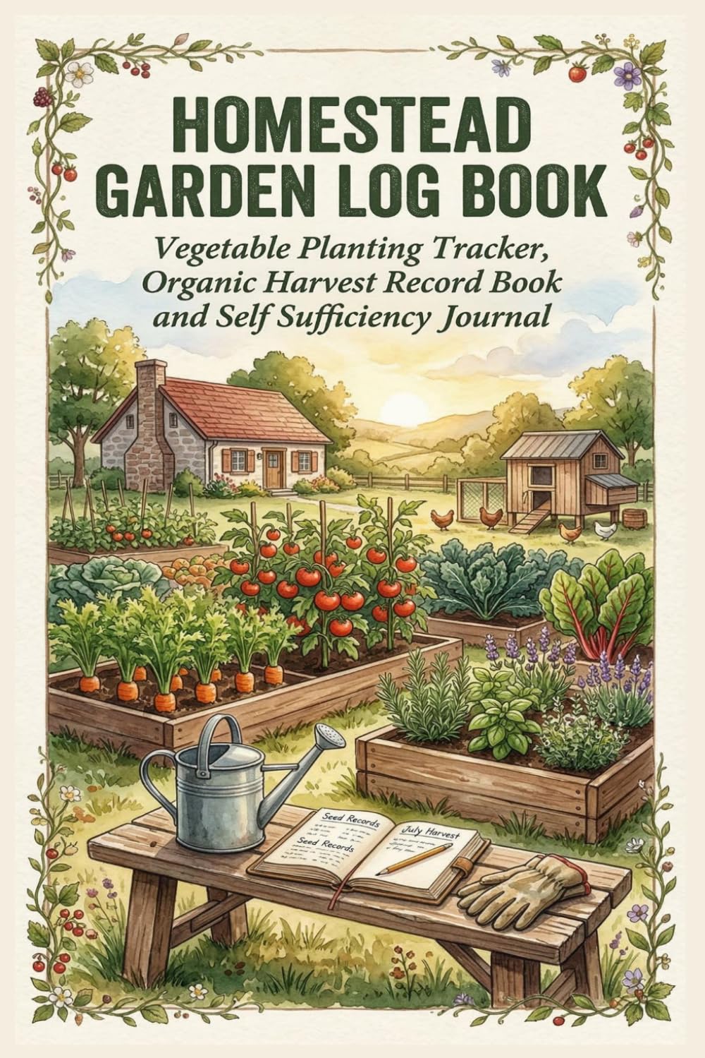 capítulo por capítulo baixar Homestead Garden Log Book: Vegetable Planting Tracker, Organic Harvest Record Book and Self Sufficiency Journal