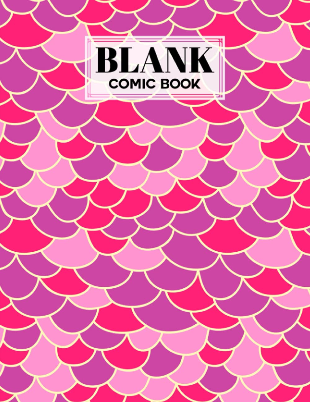 Blank Comic Book: Mermaid Glitter Scales Cover, Draw Your Own Comics - 120 Pages of Fun and Unique Templates - A Large 8.5" x 11" Notebook by Maike Kohl baixar livro de graça