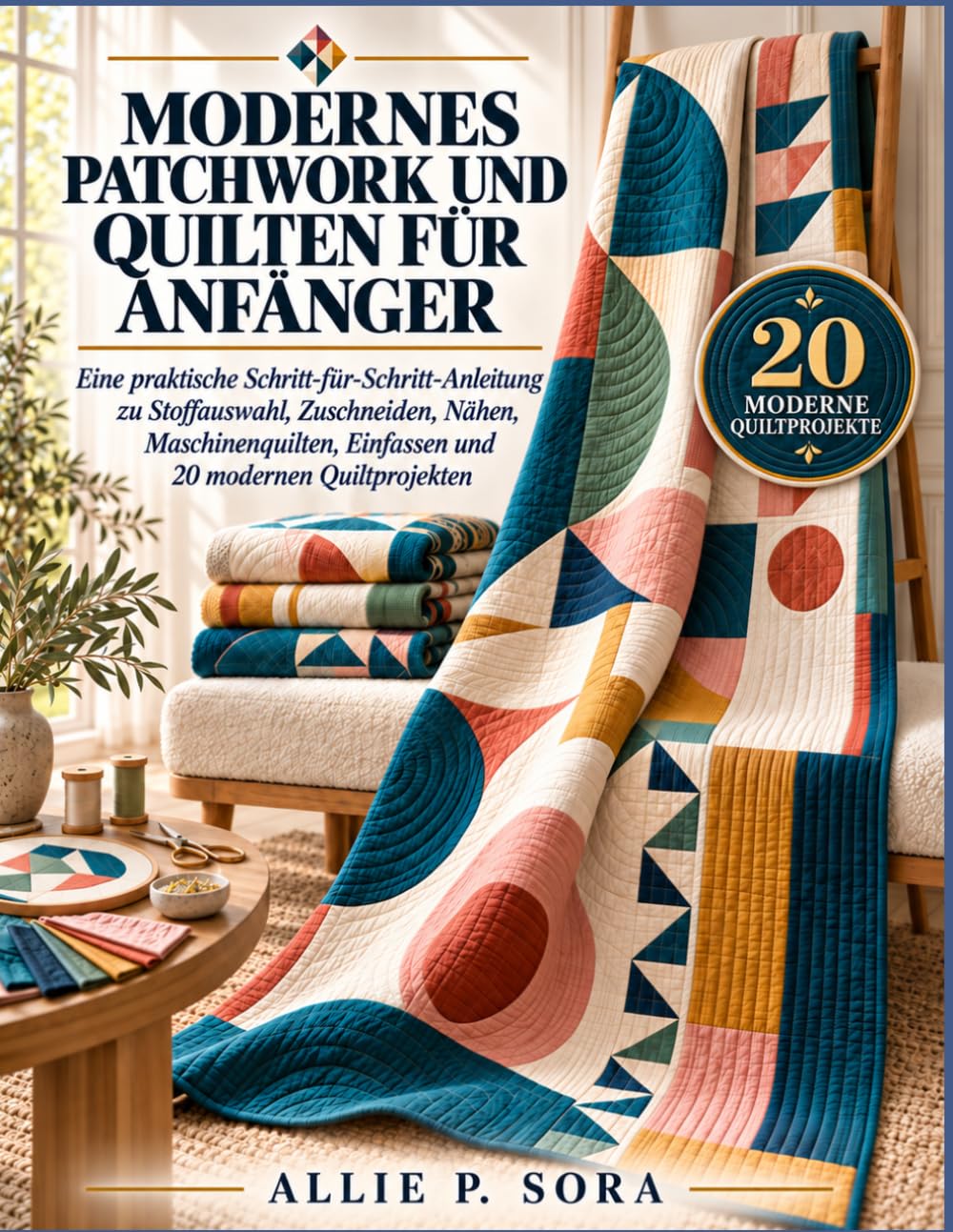 Modernes Patchwork Und Quilten Für Anfänger: Eine praktische Schritt-für-Schritt-Anleitung zu Stoffauswahl, Zuschneiden, Nähen, Maschinenquilten, Einfassen und 20 modernen Quiltprojekten baixar livro de graça