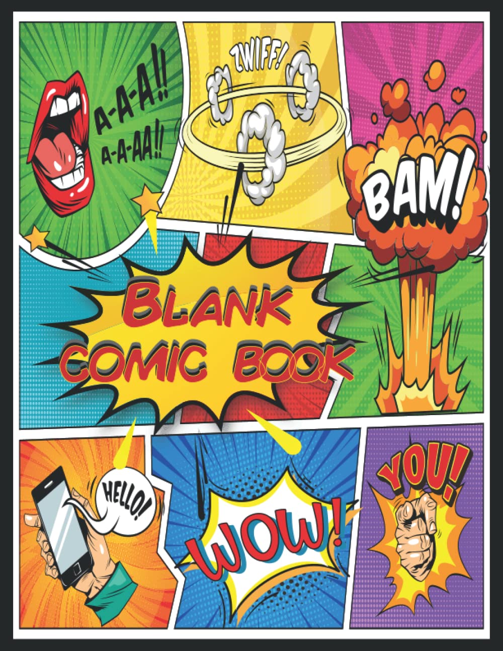 Blank Comic Book: Create the Best Stories and Draw Your Own Comics. Fun for Adults, Teens, and Kids. Makes a Great Gift Idea for Those Who are cartoonist or artist and Who Love Story telling. baixar livro de graça