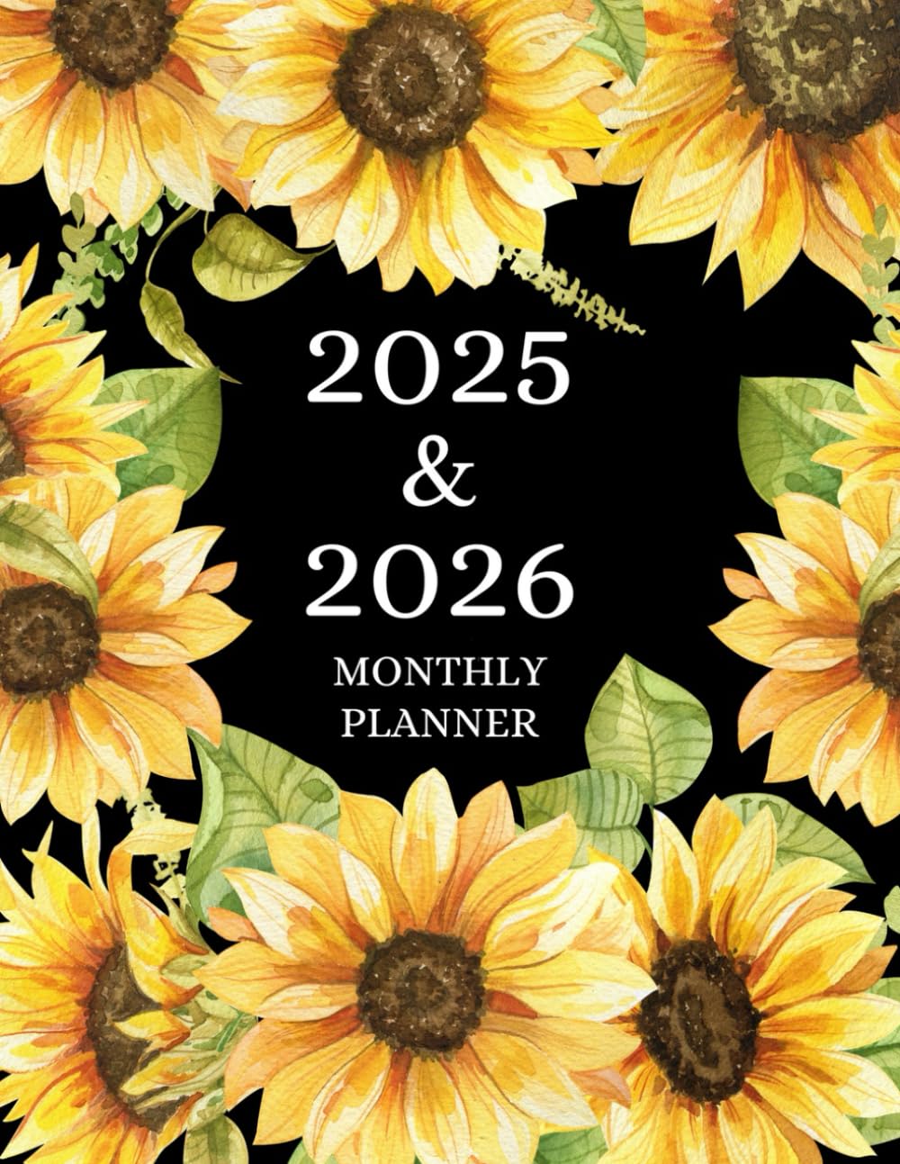 2025-2026 monthly planner and notes: 2 year calendar JANUARY to DECEMBER Personalized Plan & Organizer Schedule, Appointment large print | Inspirational Quotes | Size 8.5x11 | SunFlower Cover baixar o livro de graça