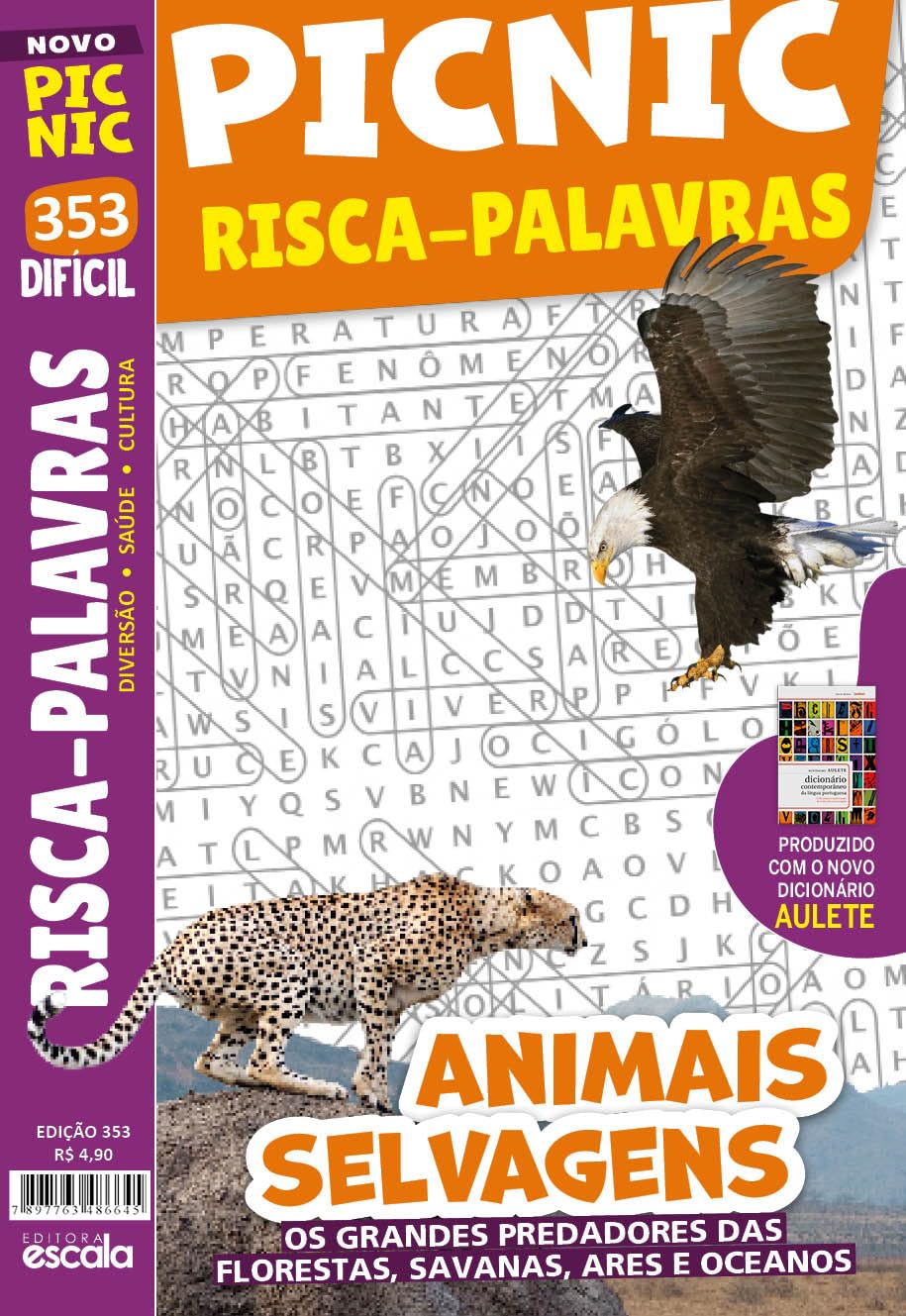 Picnic Risca- Palavras - Difícil: 353- Animais Selvagens baixar livro de graça