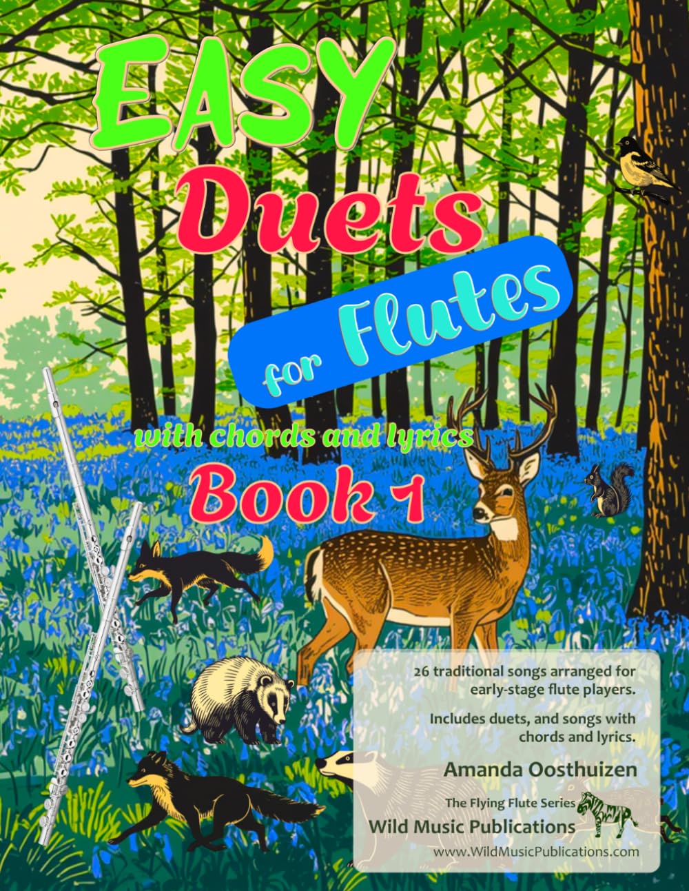 capítulo por capítulo baixar Easy Duets for Flutes Book 1: 26 well-known songs arranged for early-stage flute players with chords and lyrics (Flute Duets for Beginners and Improvers)
