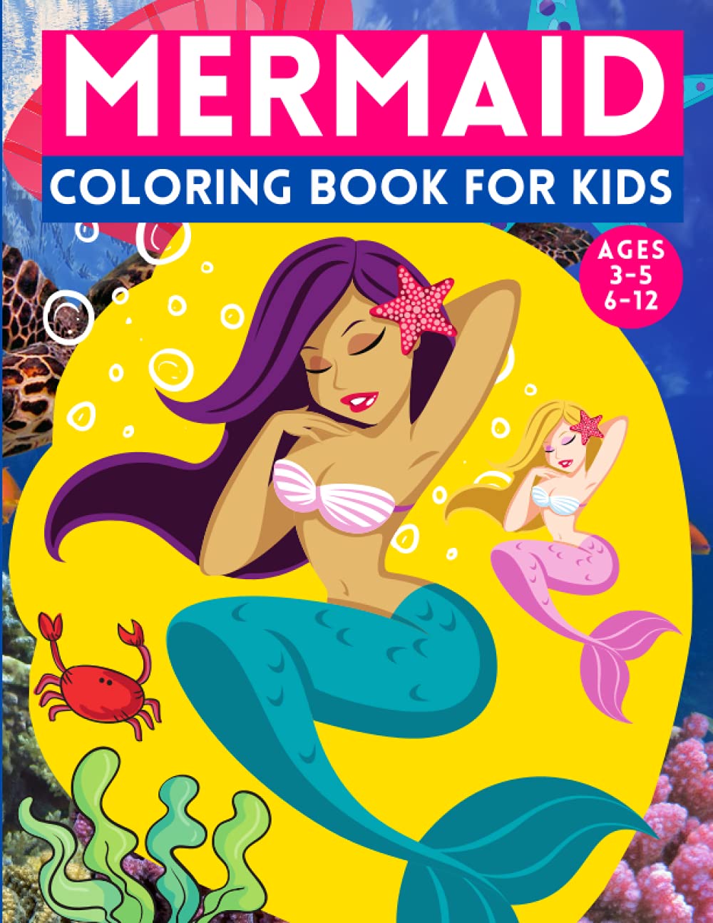 ler totalmente Mermaid Coloring Book For Kids Ages 3-5 6-12: Mermaid Coloring Book For Kids Ages 3-5 4-8 6-8 9-12 (Boys & Girls Activity Books)