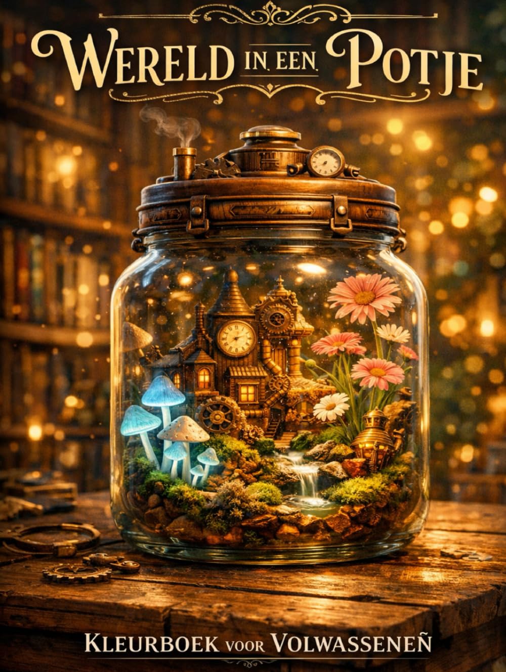 Wereld in een Potje: Kleurboek voor Volwassenen: 50 Magische Miniatuurwerelden met Steampunk, Natuur, Botanische Tuinen en Curiosa – Voor Ontspanning en Mindfulness (Dutch Edition) baixar livro de graça