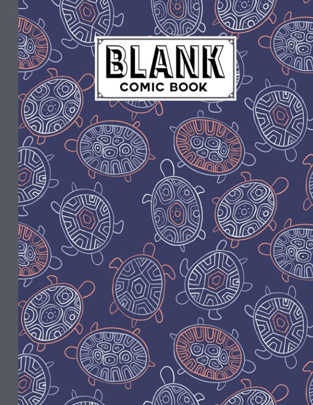 Blank Comic Book: Premium Turtles Cover Blank Comic Book, Create Your Own Story, Journal, Notebook, Sketchbook for Kids and Adults, 120 Pages - Size 8.5" x 11" Notebook by Franziska Vogel baixar o livro de graça