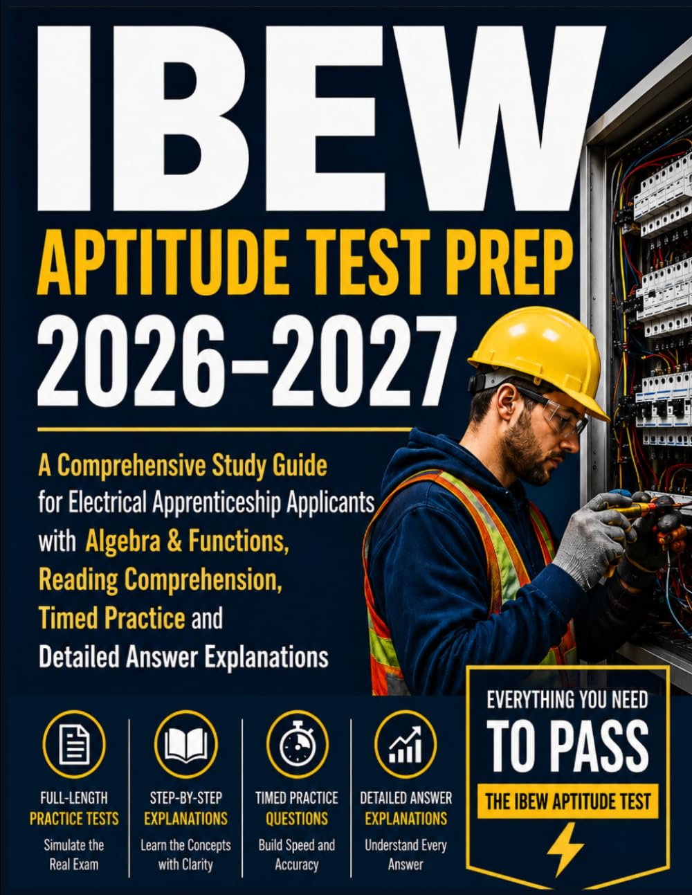 IBEW Aptitude Test Prep 2026–2027: A Comprehensive Study Guide for Electrical Apprenticeship Applicants with Algebra & Functions, Reading Comprehension, Timed Practice and Detailed Answer Explanations baixar livro de graça