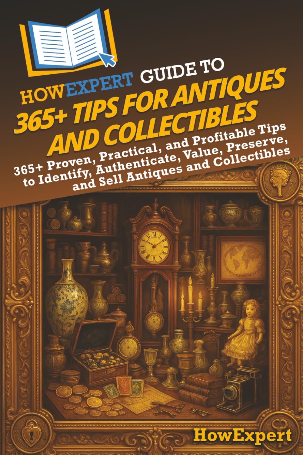 HowExpert Guide to 365+ Tips for Antiques and Collectibles: 365+ Proven, Practical, and Profitable Tips to Identify, Authenticate, Value, Preserve, and Sell Antiques and Collectibles baixar livro de graça