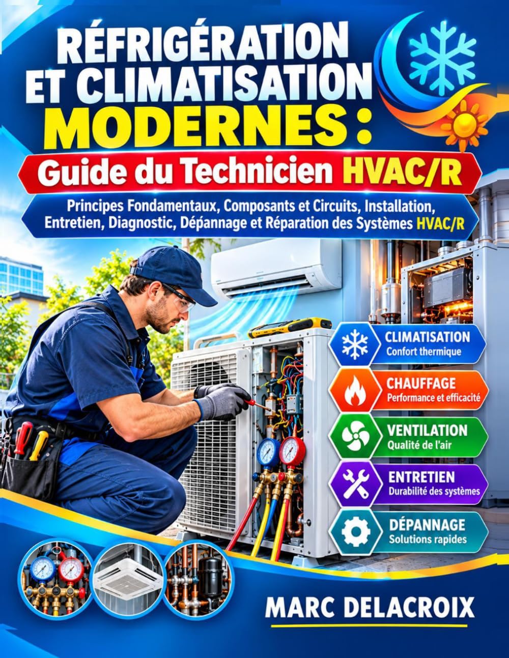 Réfrigération et Climatisation Modernes: Guide du Technicien HVAC/R: Principes Fondamentaux, Composants et Circuits, Installation, Entretien,... des Systèmes HVAC/R (French Edition) baixar livro de graça