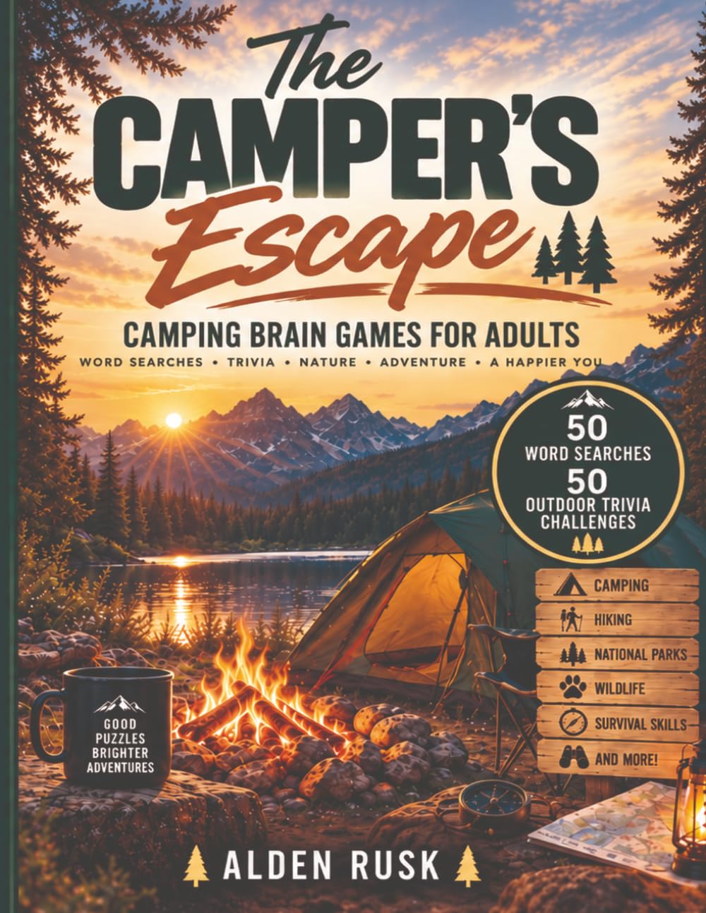 capítulo por capítulo baixar The Camper's Escape: Camping Brain Games for Adults