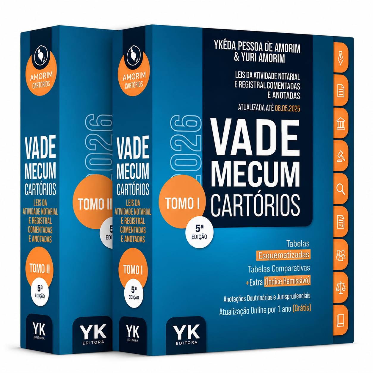 Vade mecum Cartórios 5ed.2026 - 3 volumes ( Tomo I // Tomo II // índices )